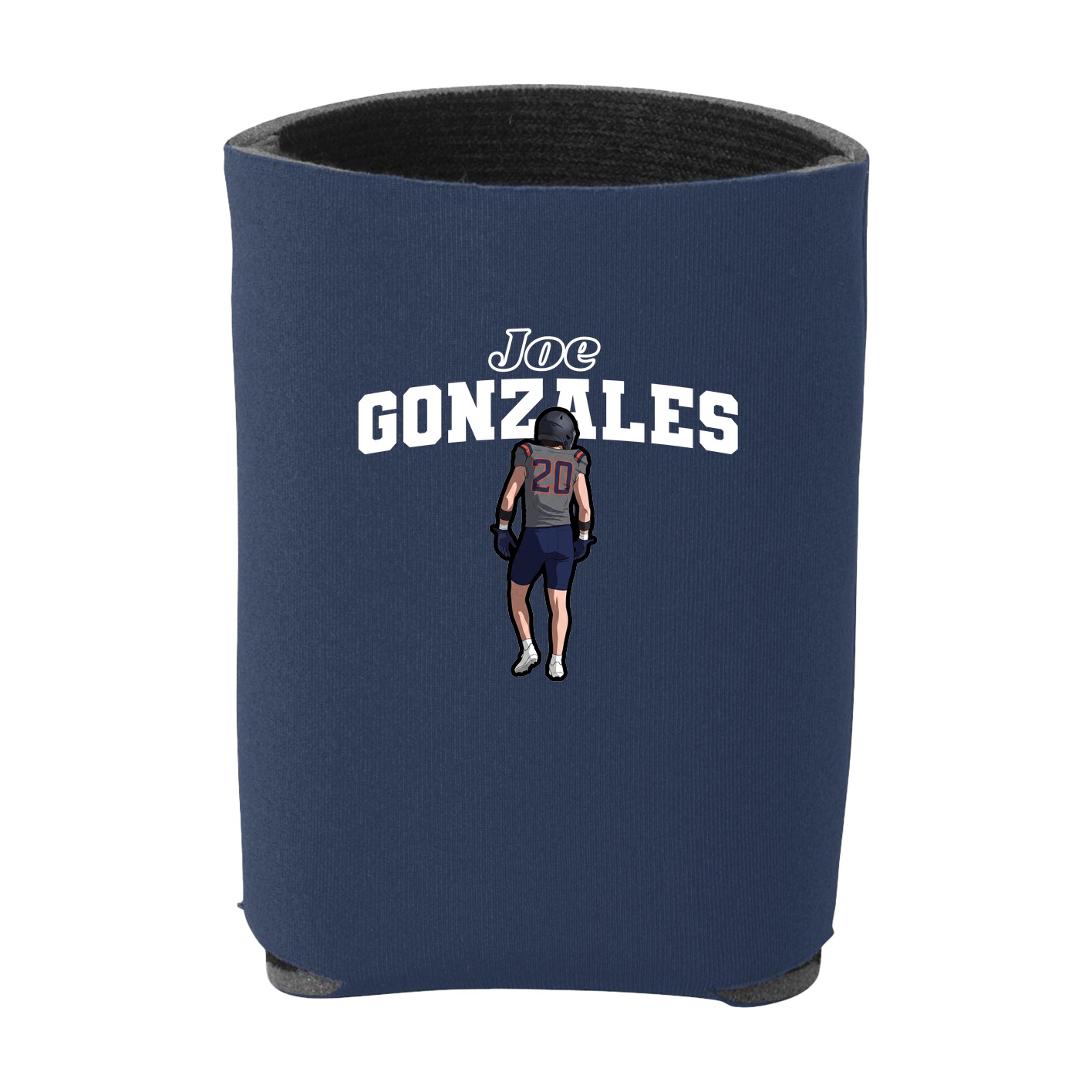 Can Holder — Name Arch in Navy