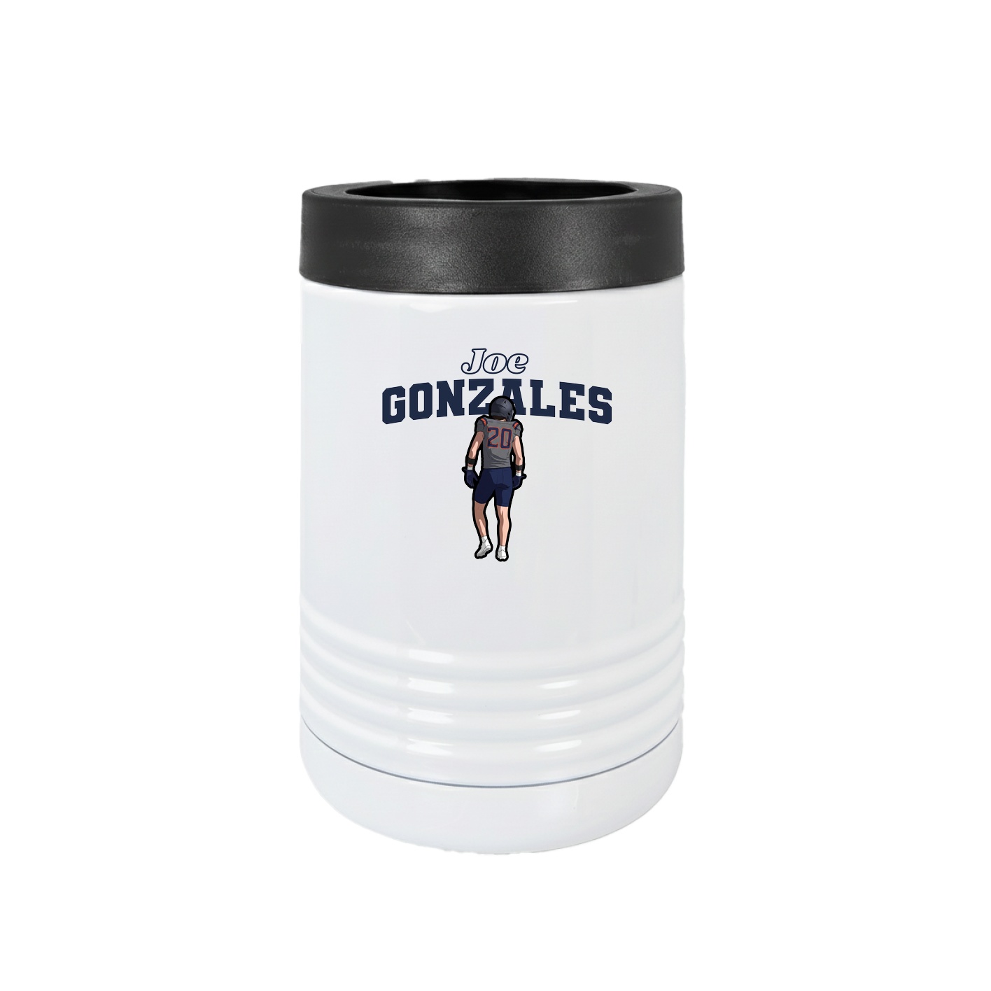 Beverage Holder — Name Arch in White
