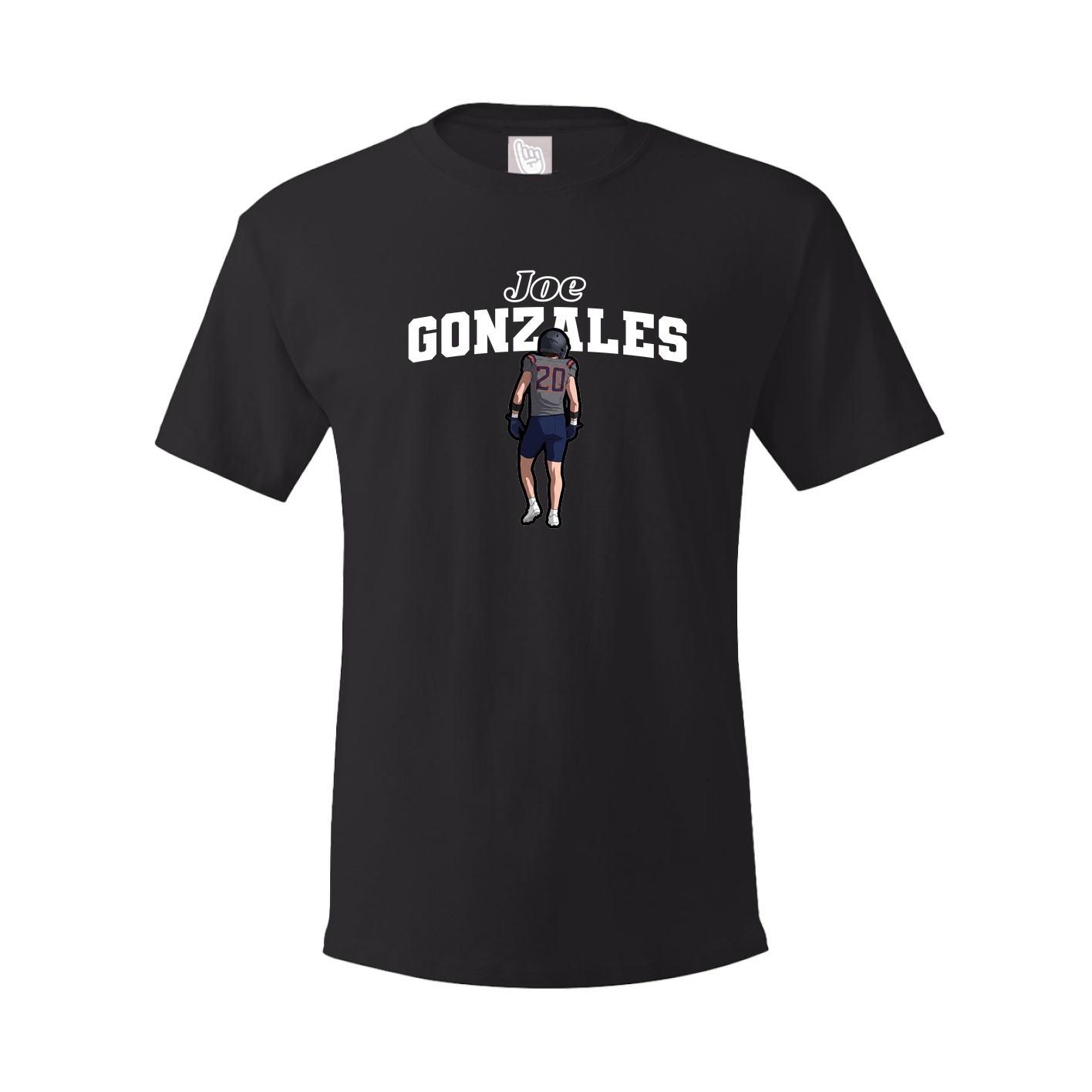 Youth Tee — Name Arch in Black