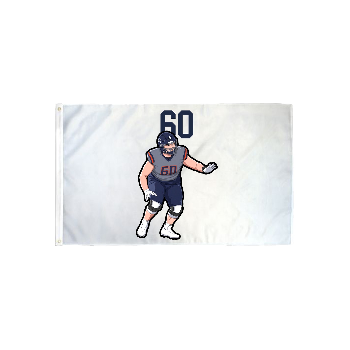 3x5 Flag — Number Top in Classic