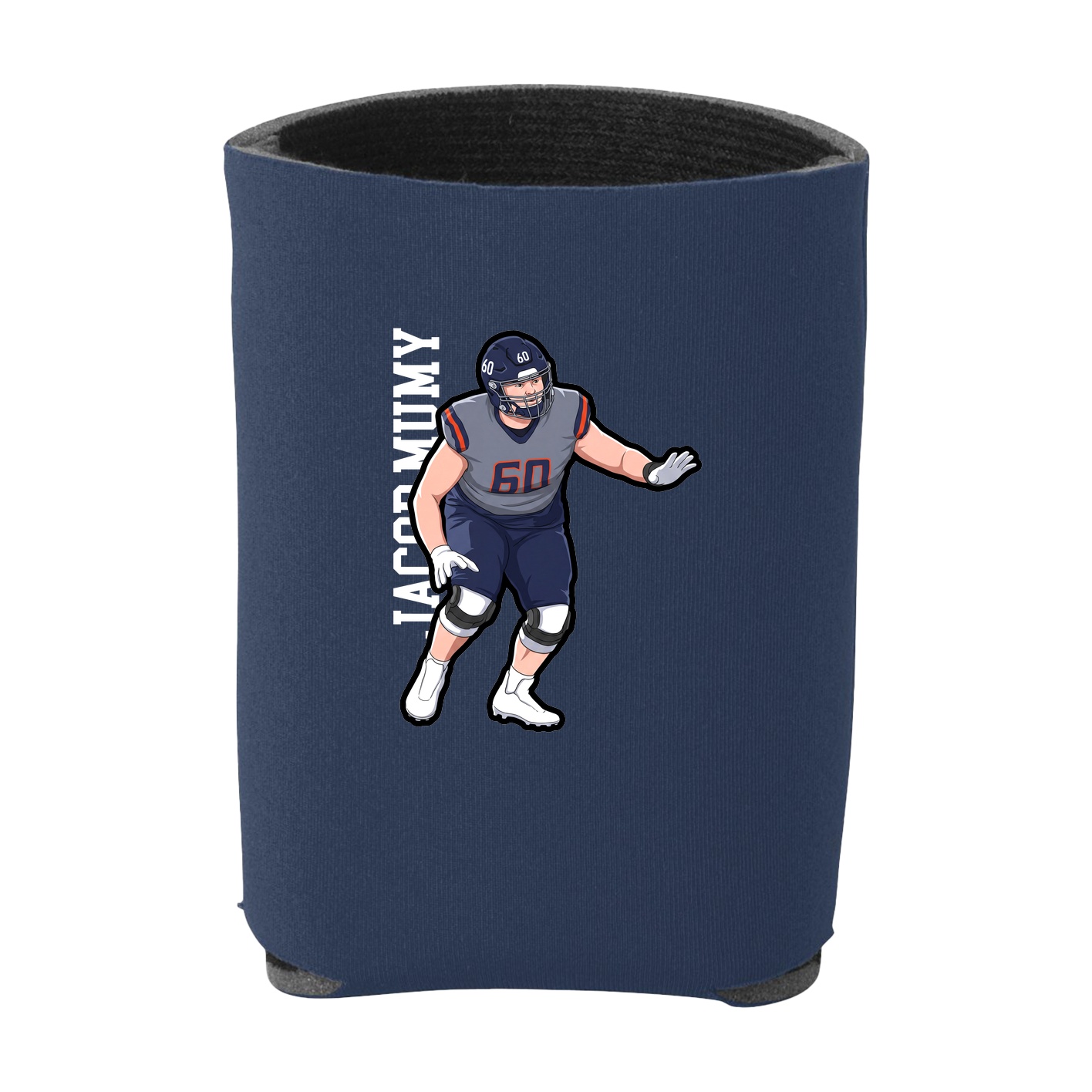 Can Holder — Name Vertical in Navy