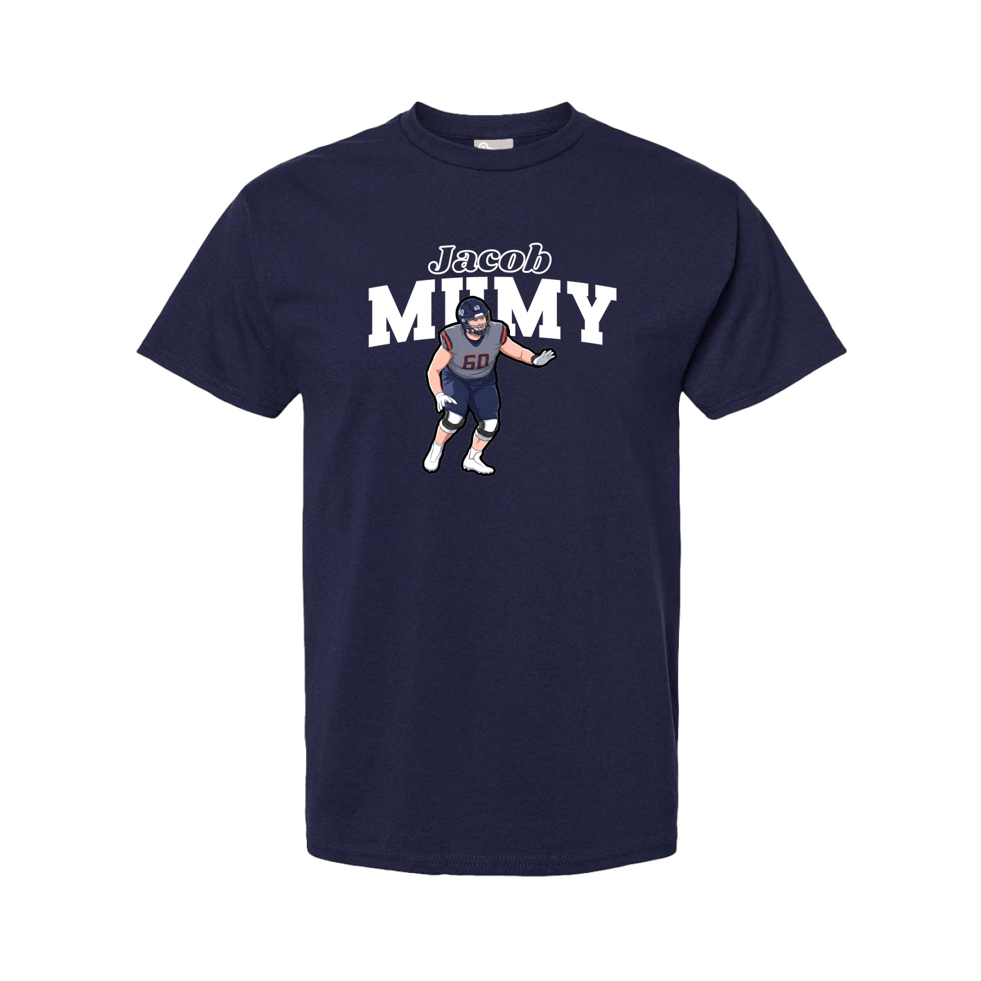 Youth Tee — Name Arch in Navy