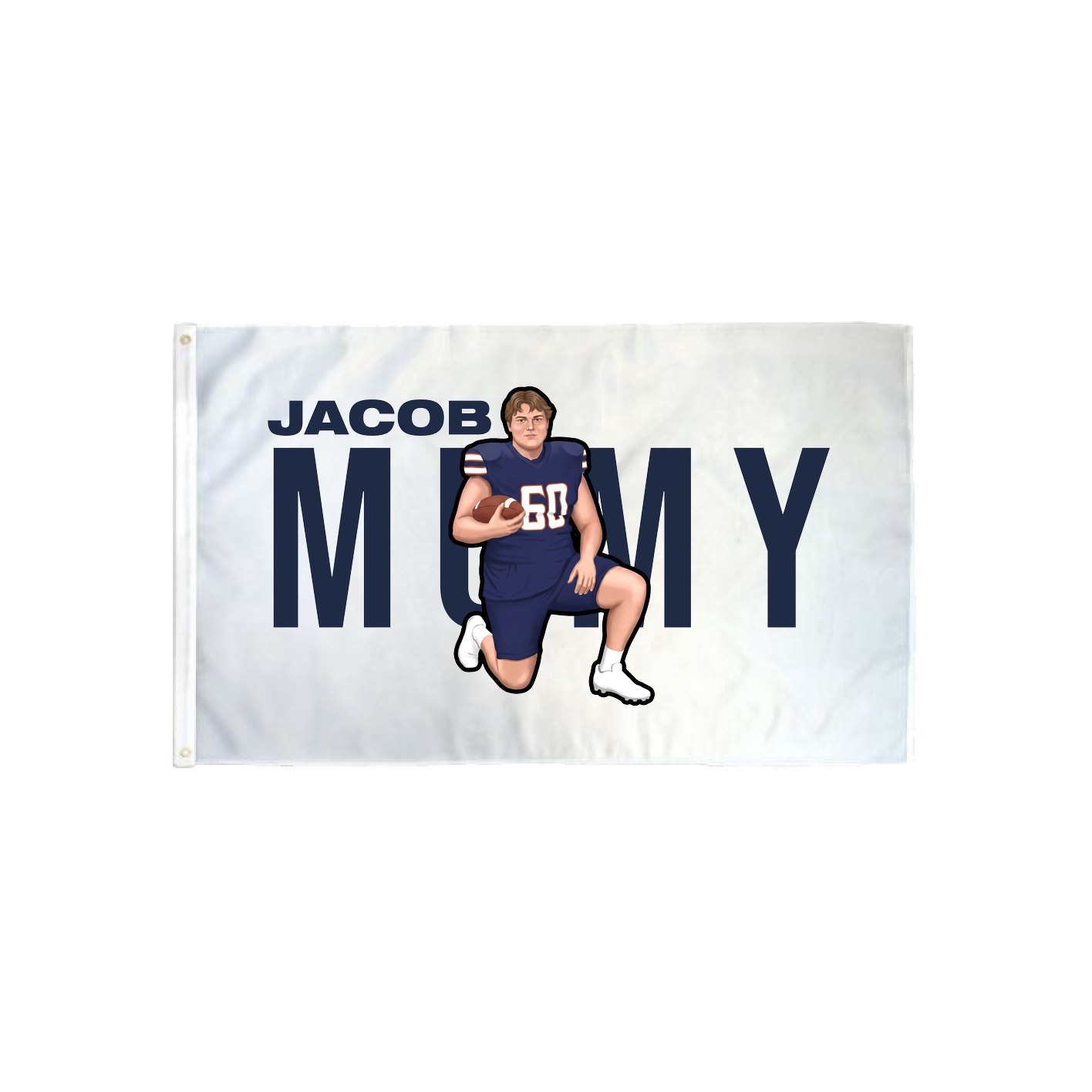 3x5 Flag — Player Name in Classic