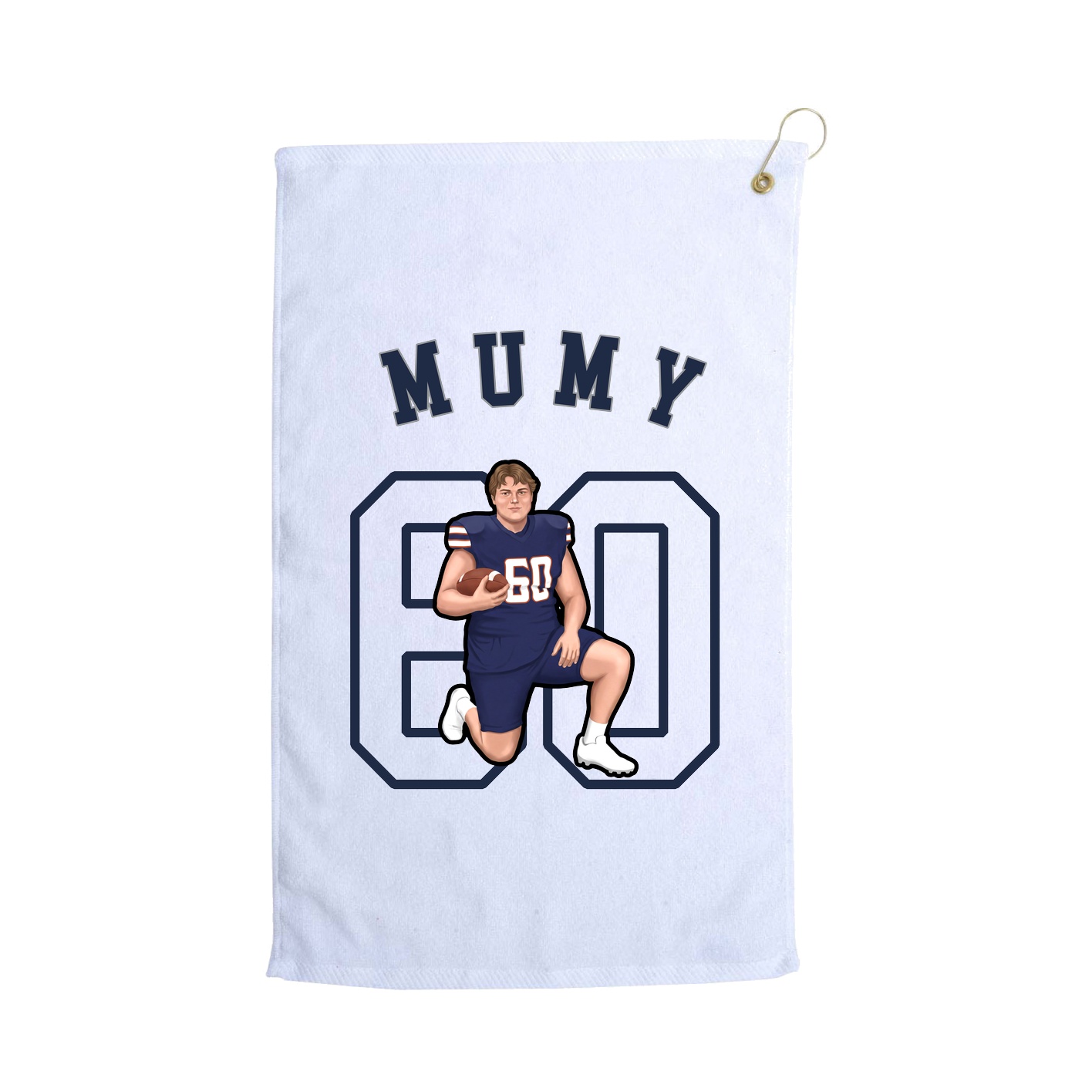 Golf Towel — Shirsey Arch in White