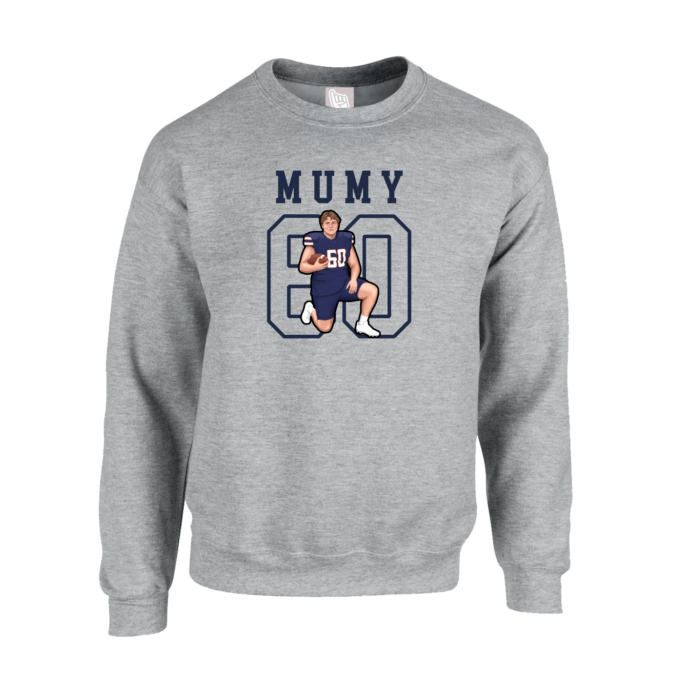 Fleece Crew — Shirsey in Grey