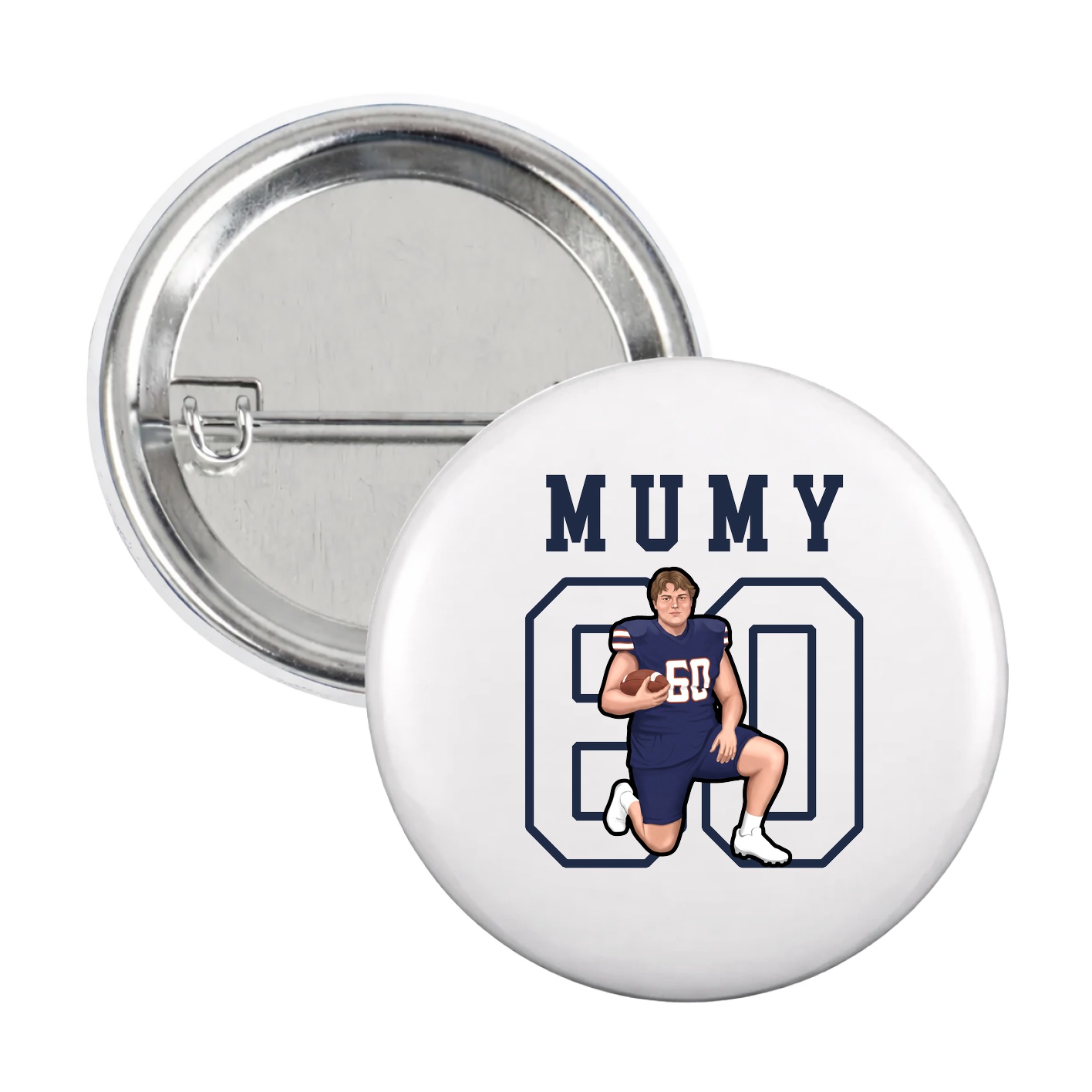 Game Day Button — Shirsey in White