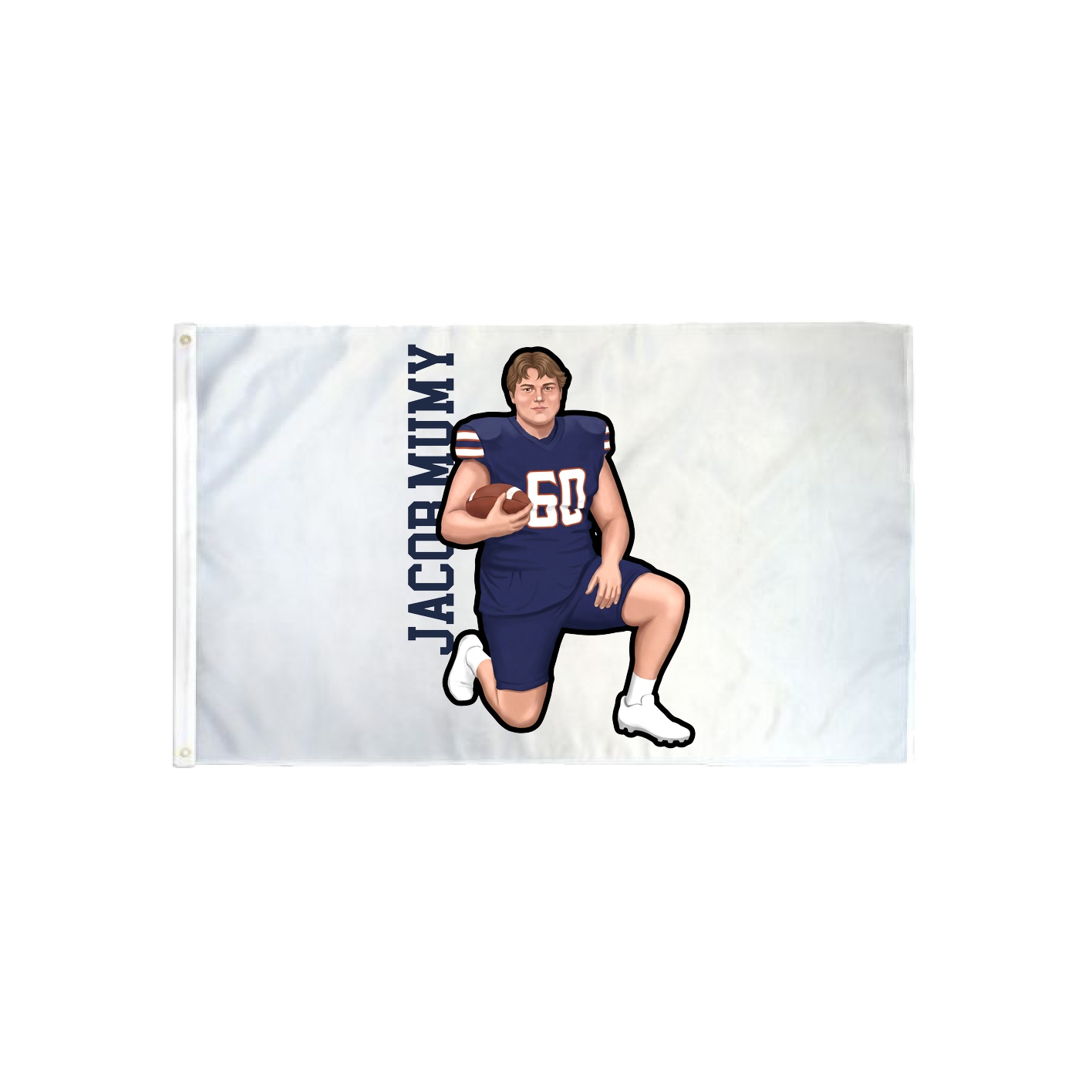 3x5 Flag — Name Vertical in Classic