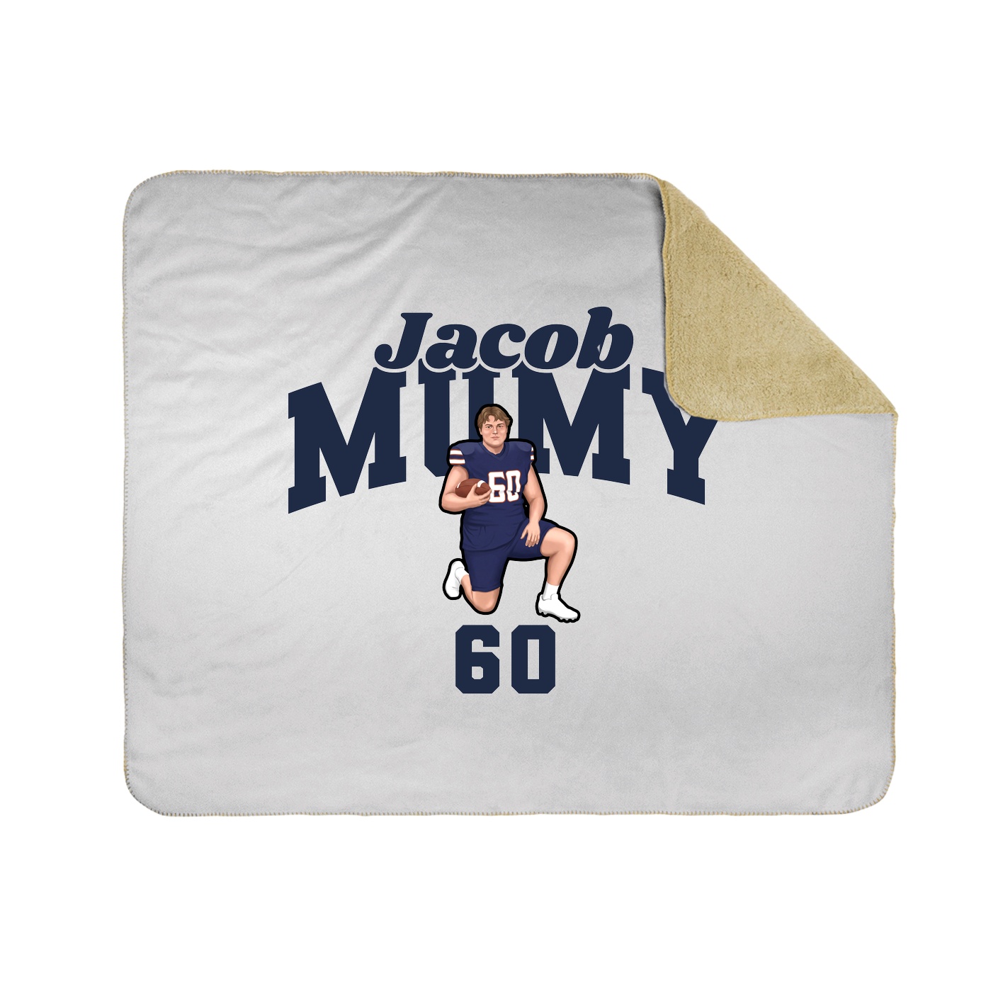 Throw Blanket — Signature Arch in White
