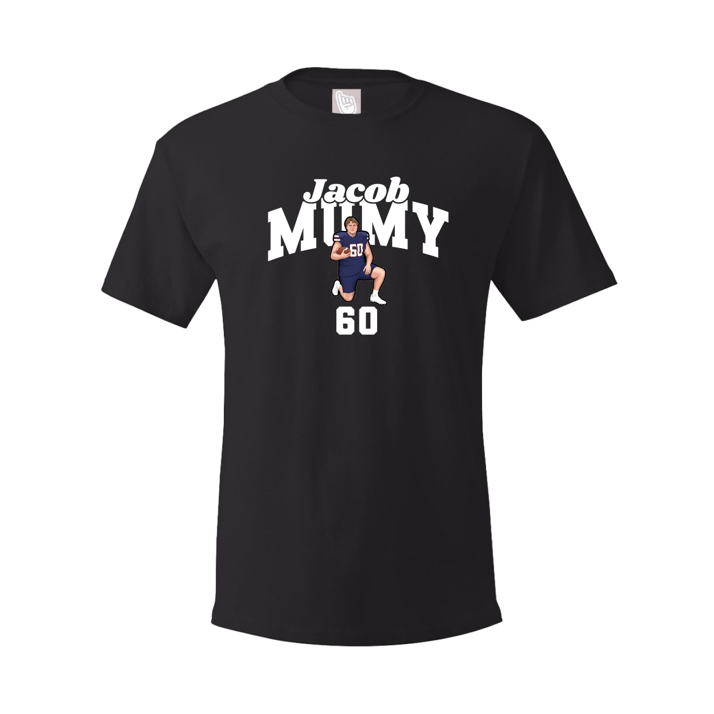 Youth Tee — Signature Arch in Black