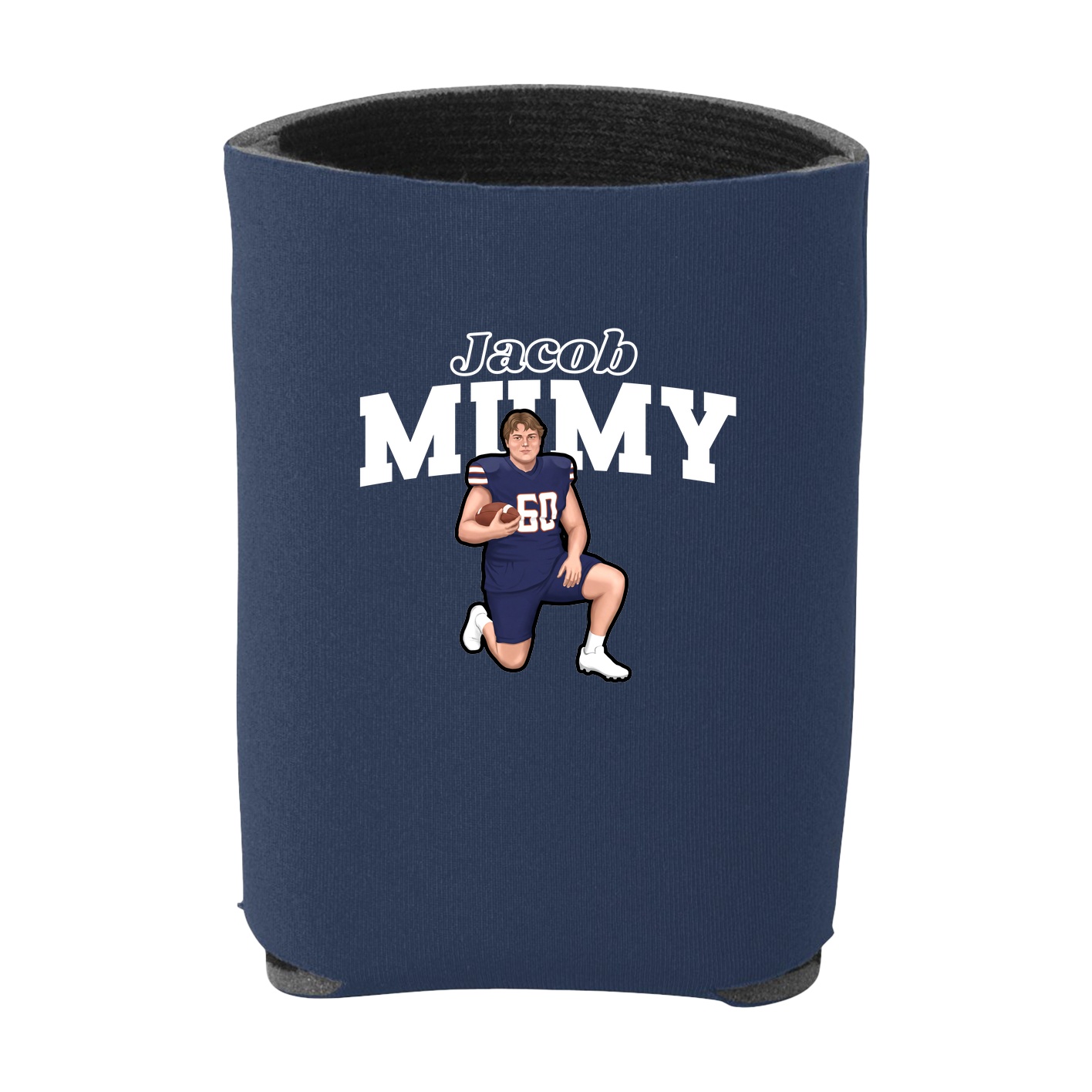 Can Holder — Name Arch in Navy