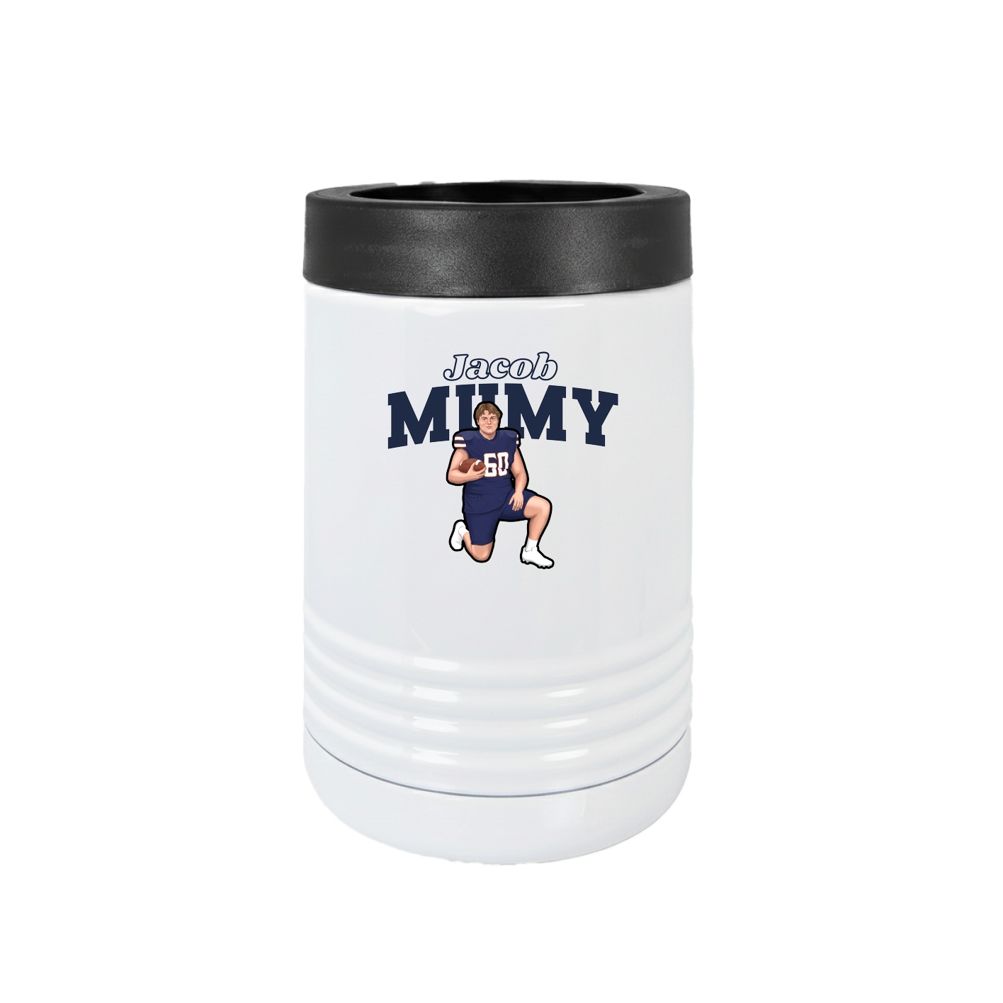 Beverage Holder — Name Arch in White
