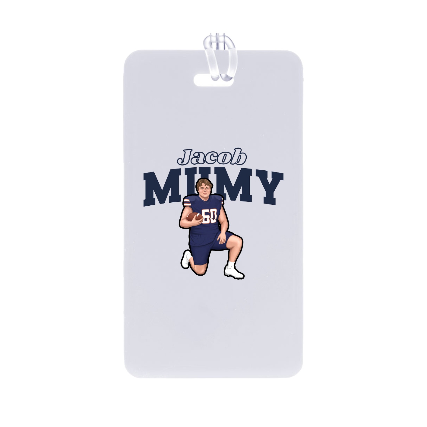 Bag Tag — Name Arch in Classic