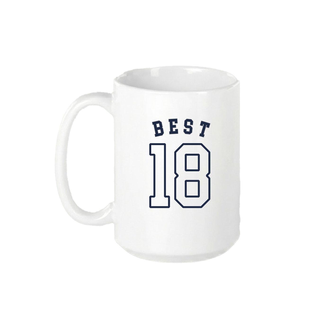 15oz Coffee Mug — Shirsey Arch in White