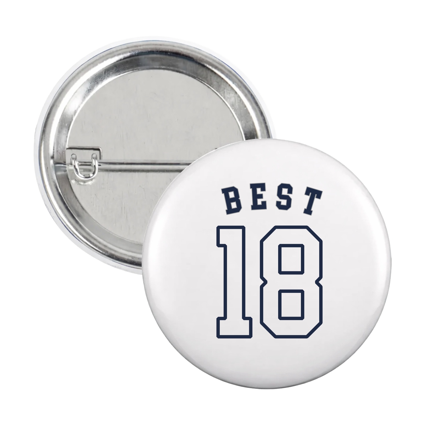 Game Day Button — Shirsey Arch in White
