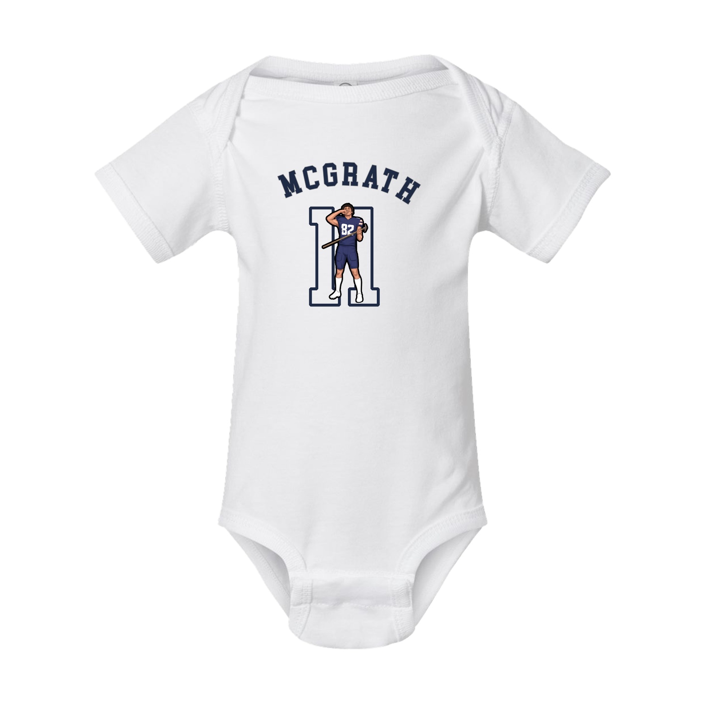 Baby Onesie — Shirsey Arch in White