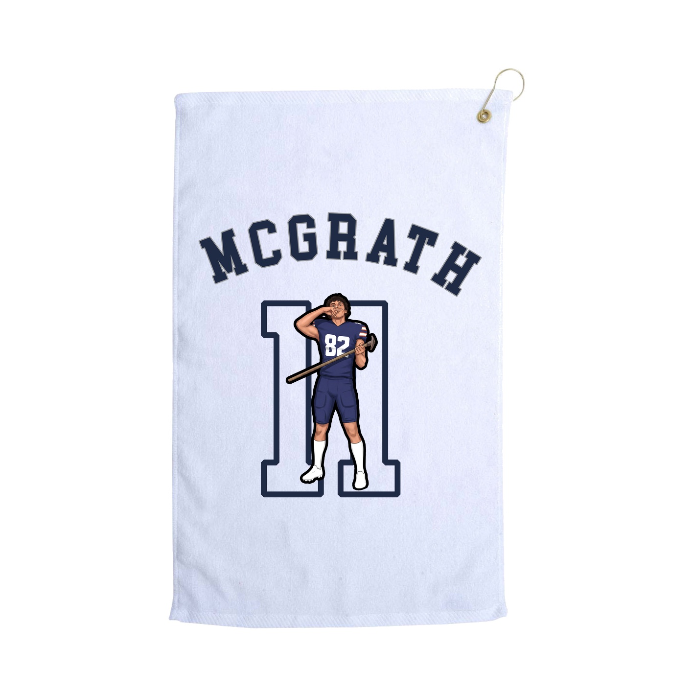 Golf Towel — Shirsey Arch in White