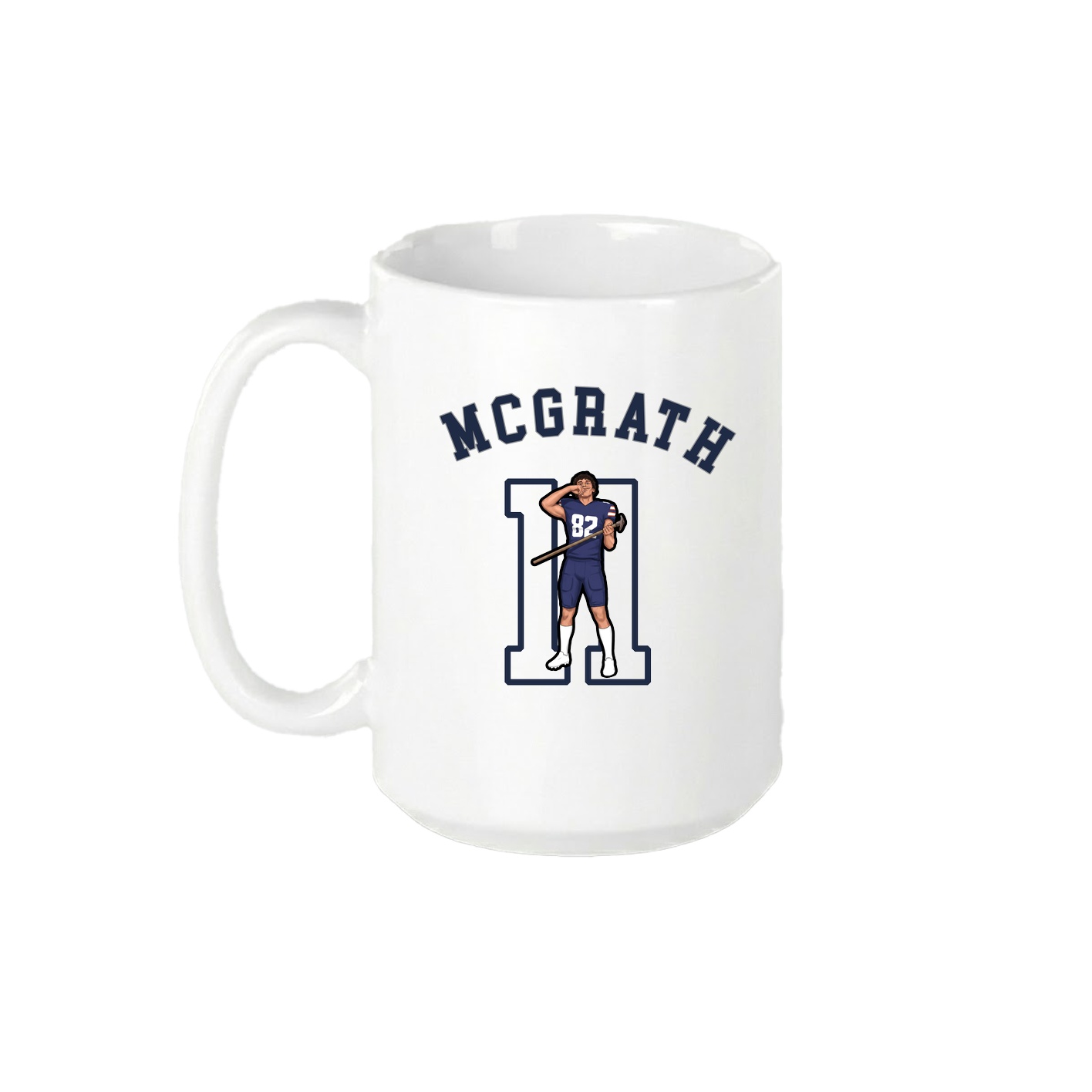 15oz Coffee Mug — Shirsey Arch in White