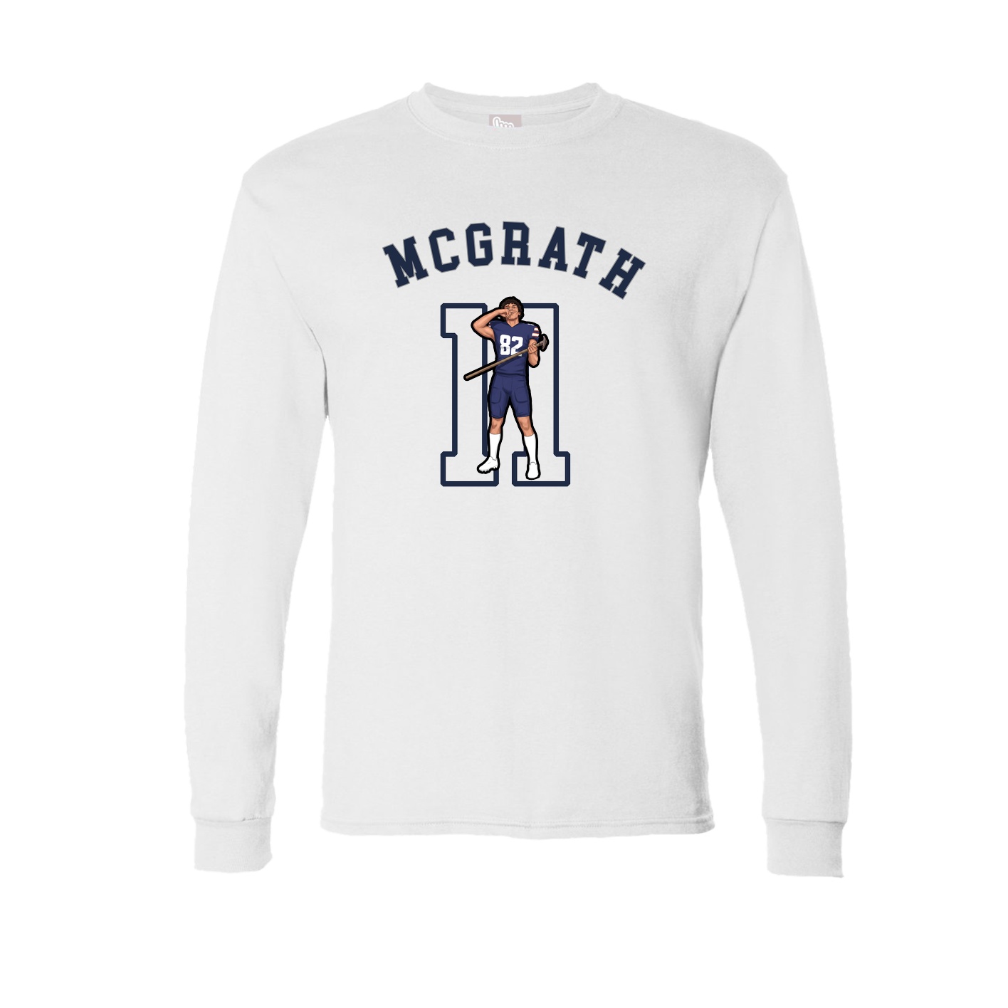 Long Sleeve Tee — Shirsey Arch in White