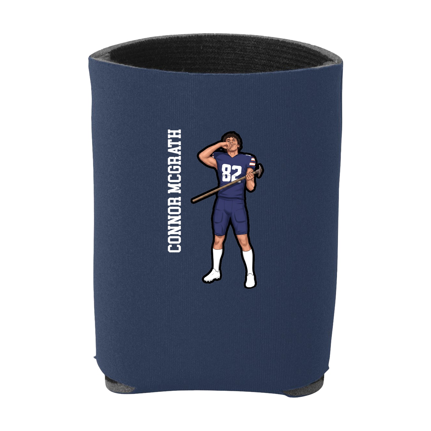 Can Holder — Name Vertical in Navy