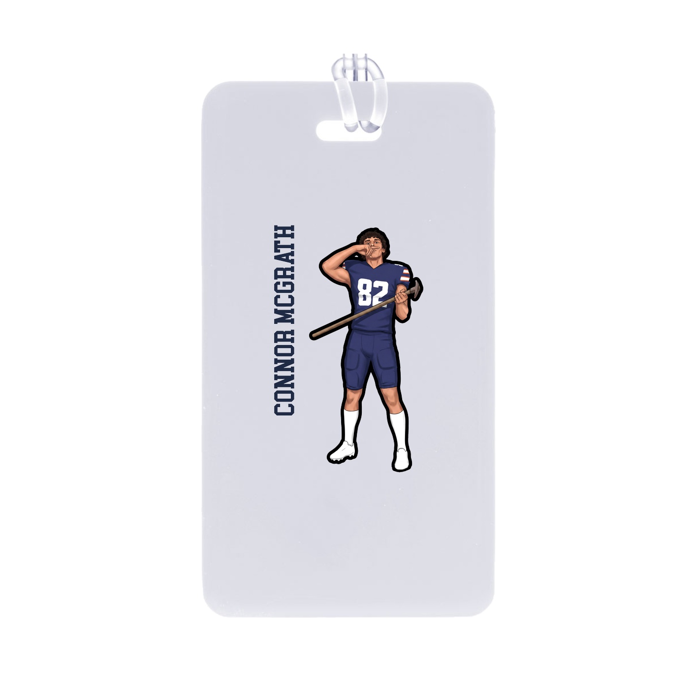 Bag Tag — Name Vertical in Classic