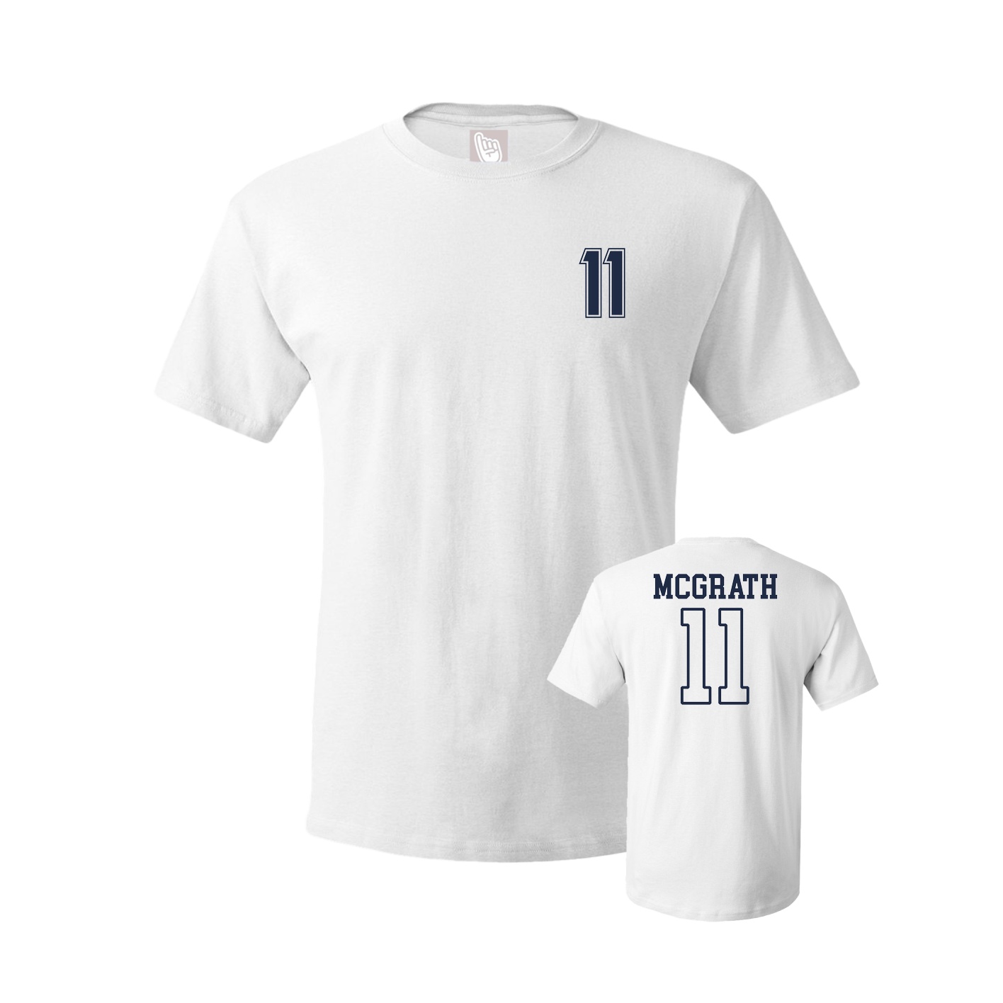 Tee — Chest Back in White