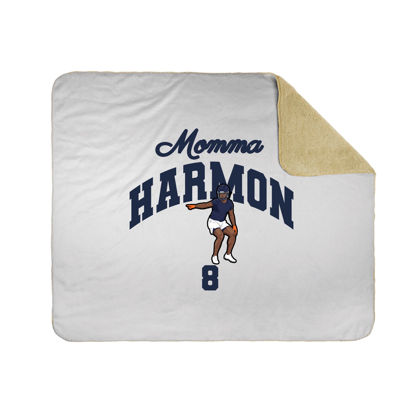 Throw Blanket — Mothers Day Arch in White