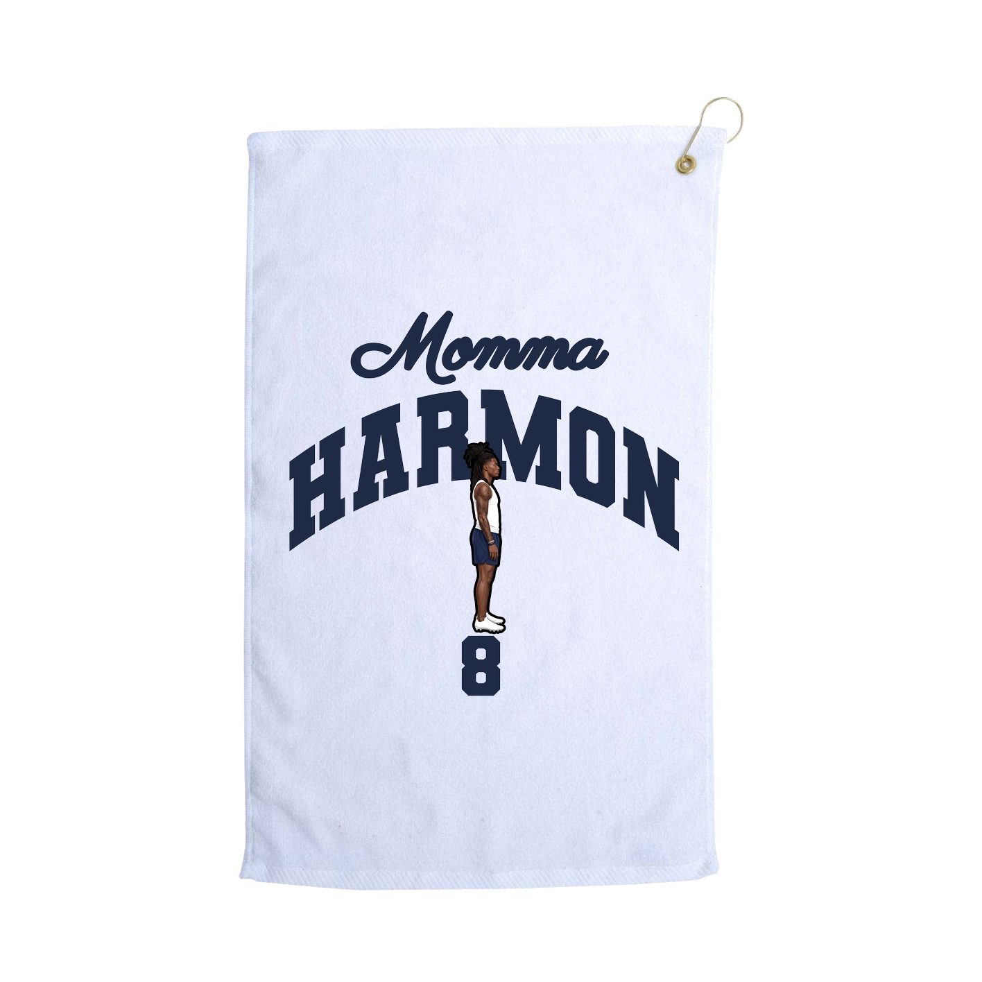 Golf Towel — Mothers Day Arch in White