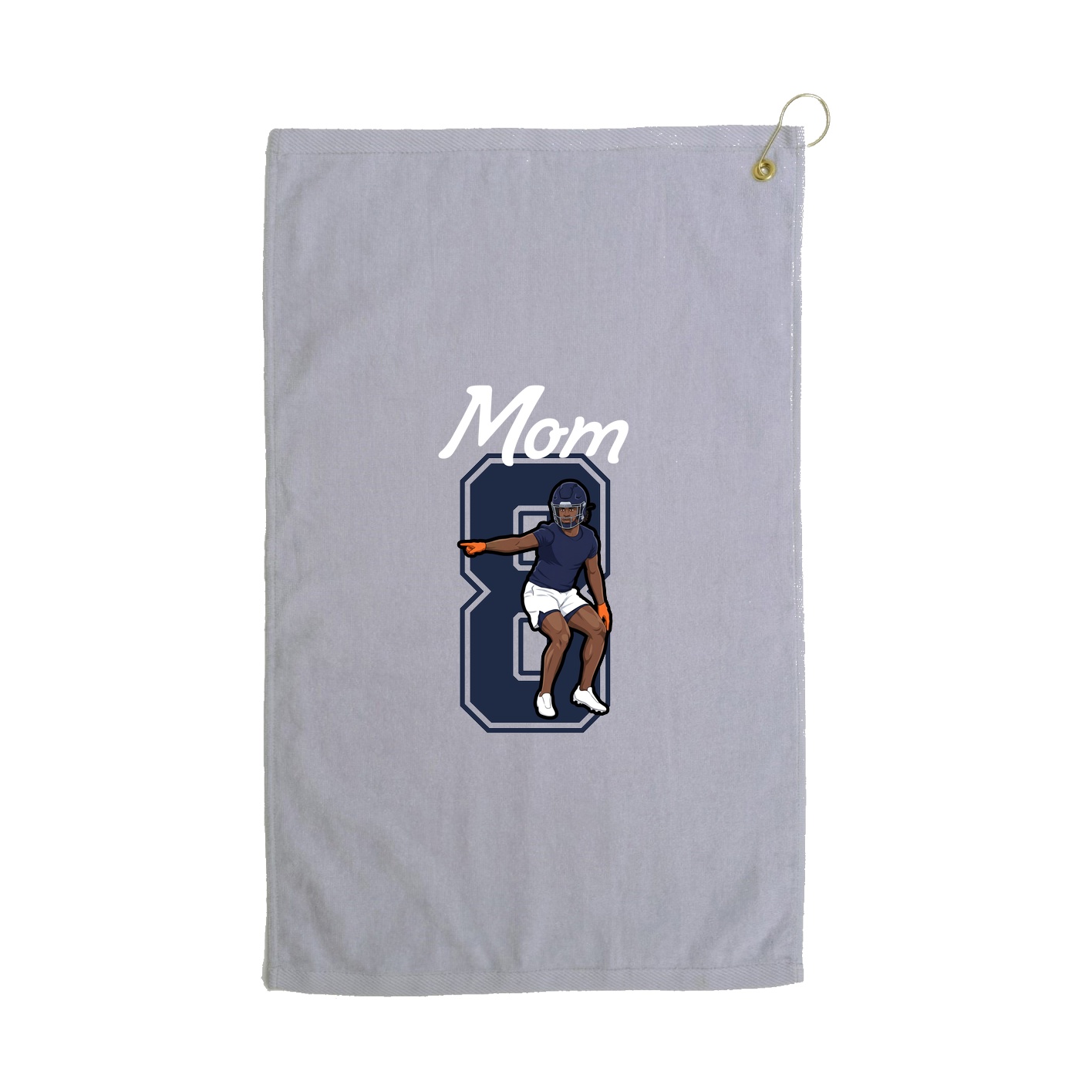 Golf Towel — Mothers Day Shirsey in Grey