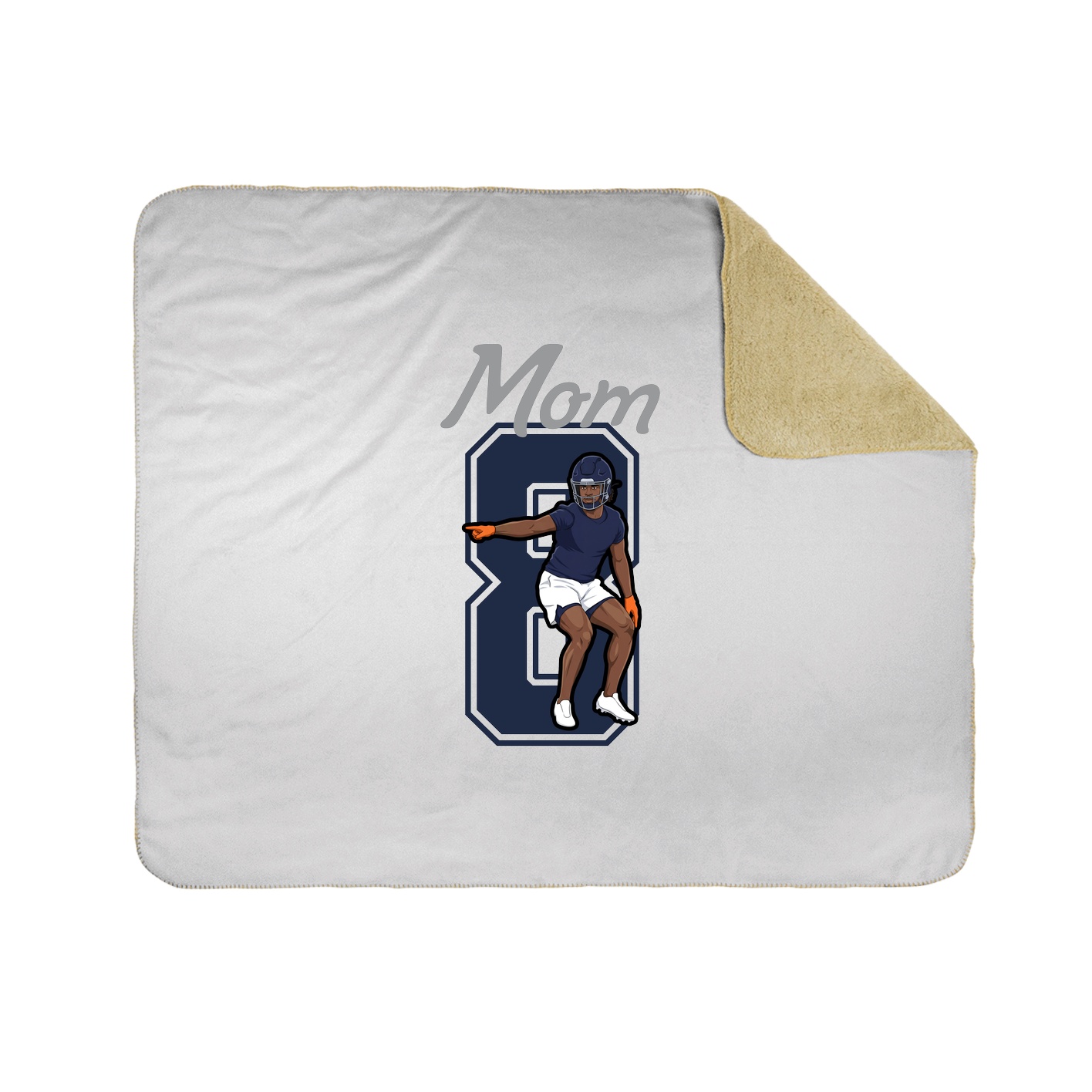 Throw Blanket — Mothers Day Shirsey in White