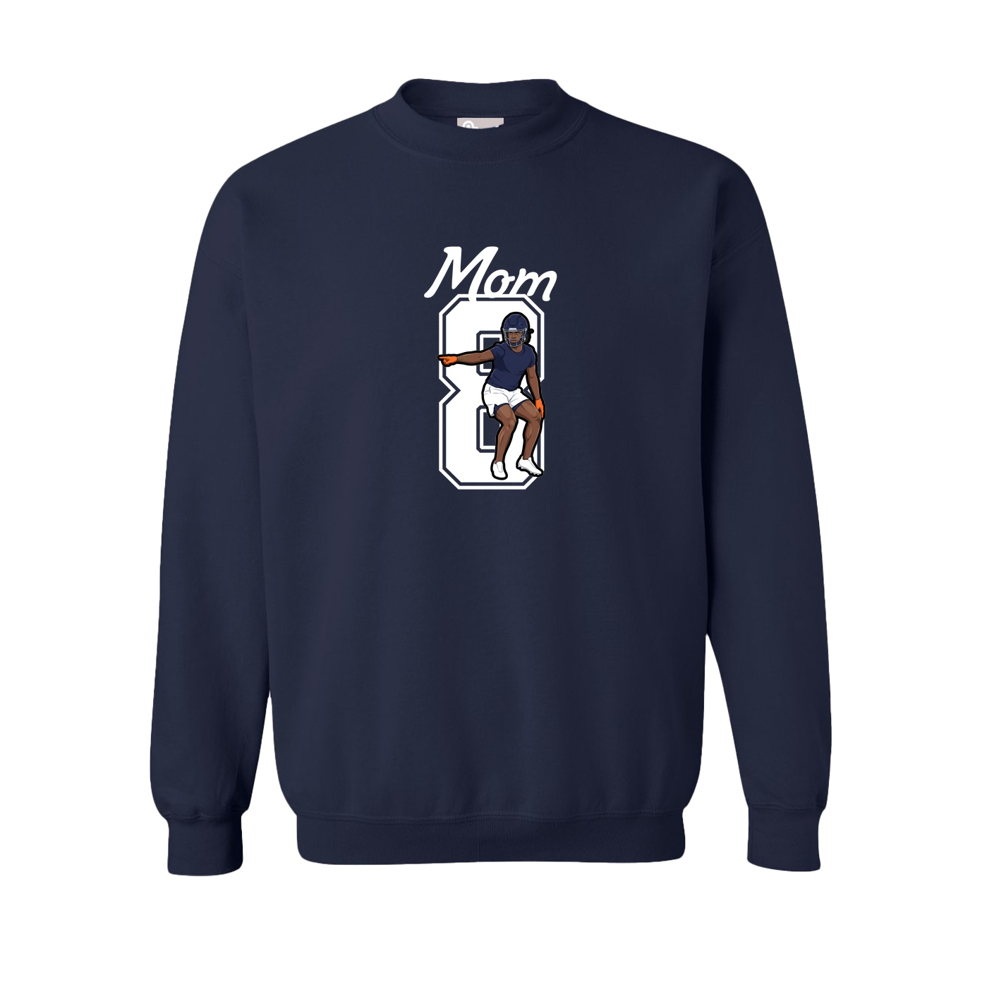Fleece Crew — Mothers Day Shirsey in Navy