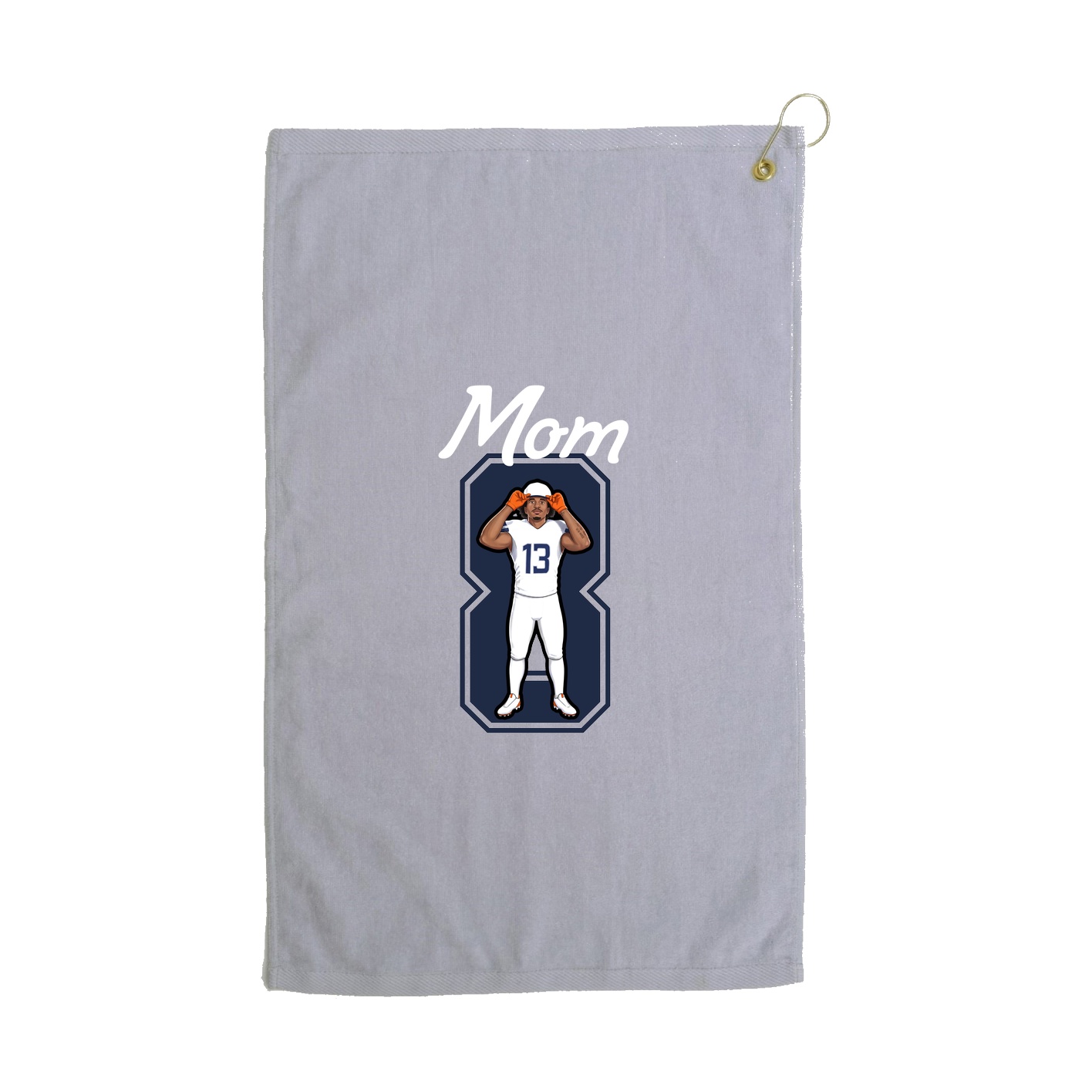Golf Towel — Mothers Day Shirsey in Grey