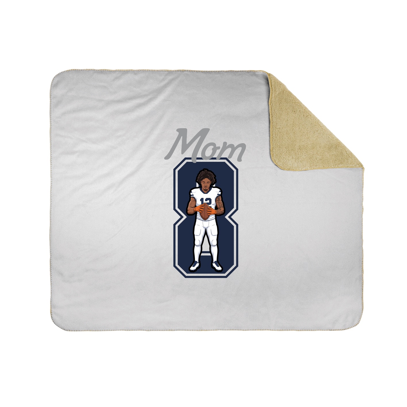 Throw Blanket — Mothers Day Shirsey in White