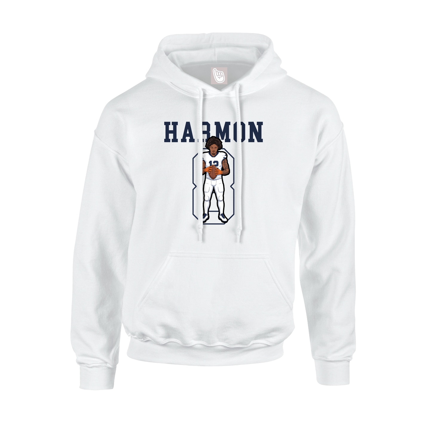 Hoodie — Shirsey in White