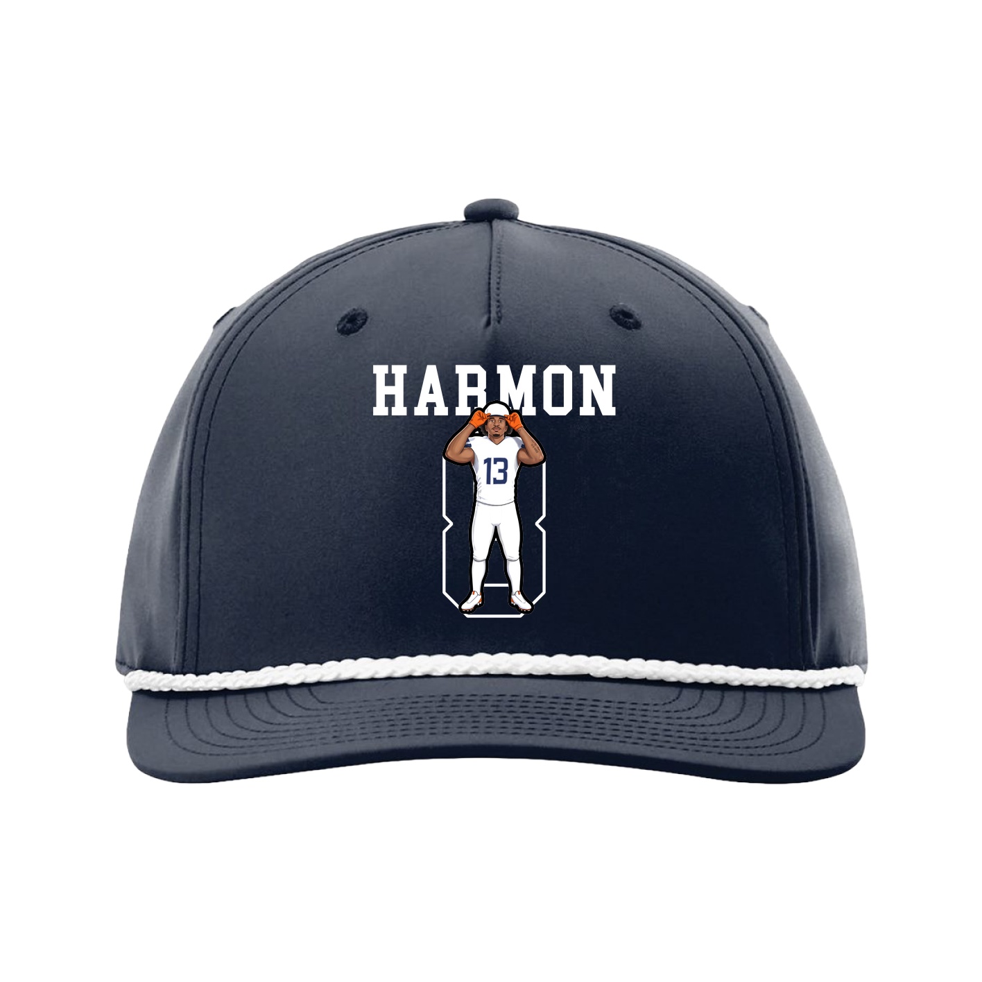 Five-Panel Classic Rope Cap — Shirsey in Navy