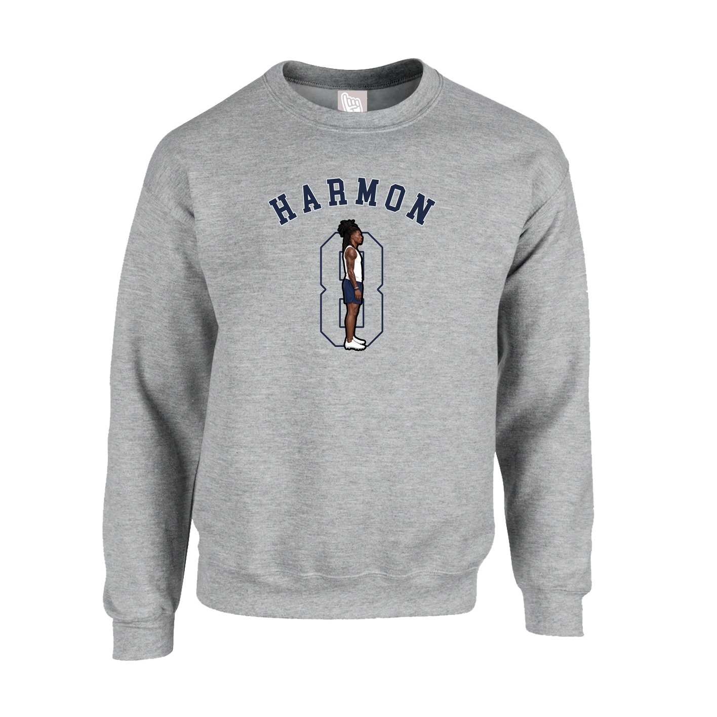 Fleece Crew — Shirsey Arch in Grey