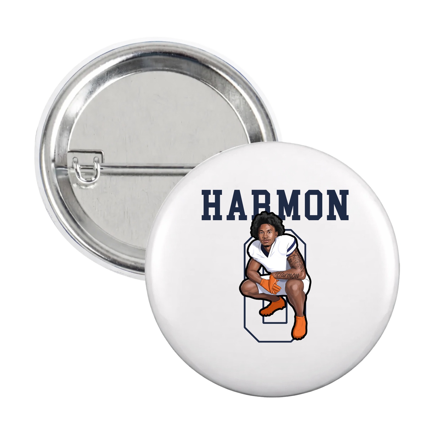 Game Day Button — Shirsey in White