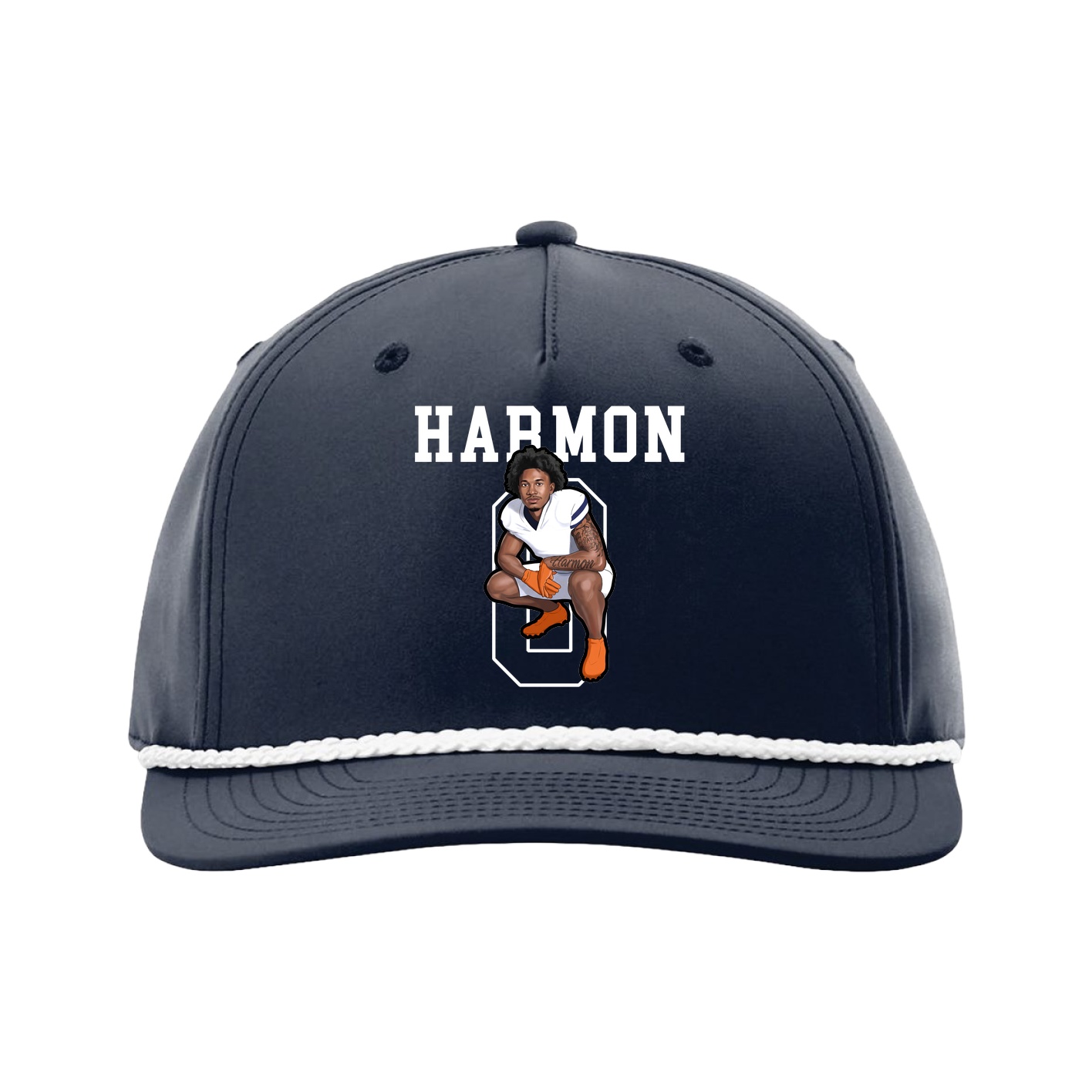 Five-Panel Classic Rope Cap — Shirsey in Navy