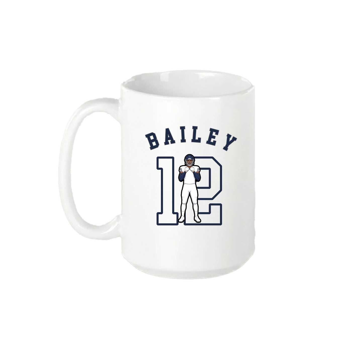 15oz Coffee Mug — Shirsey Arch in White