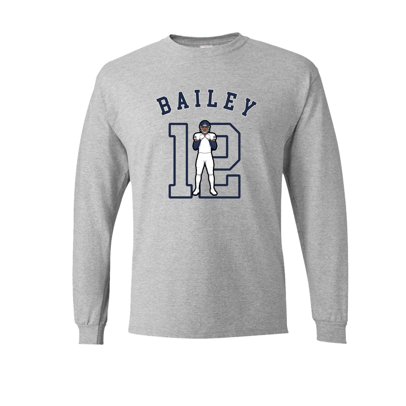 Long Sleeve Tee — Shirsey Arch in Grey