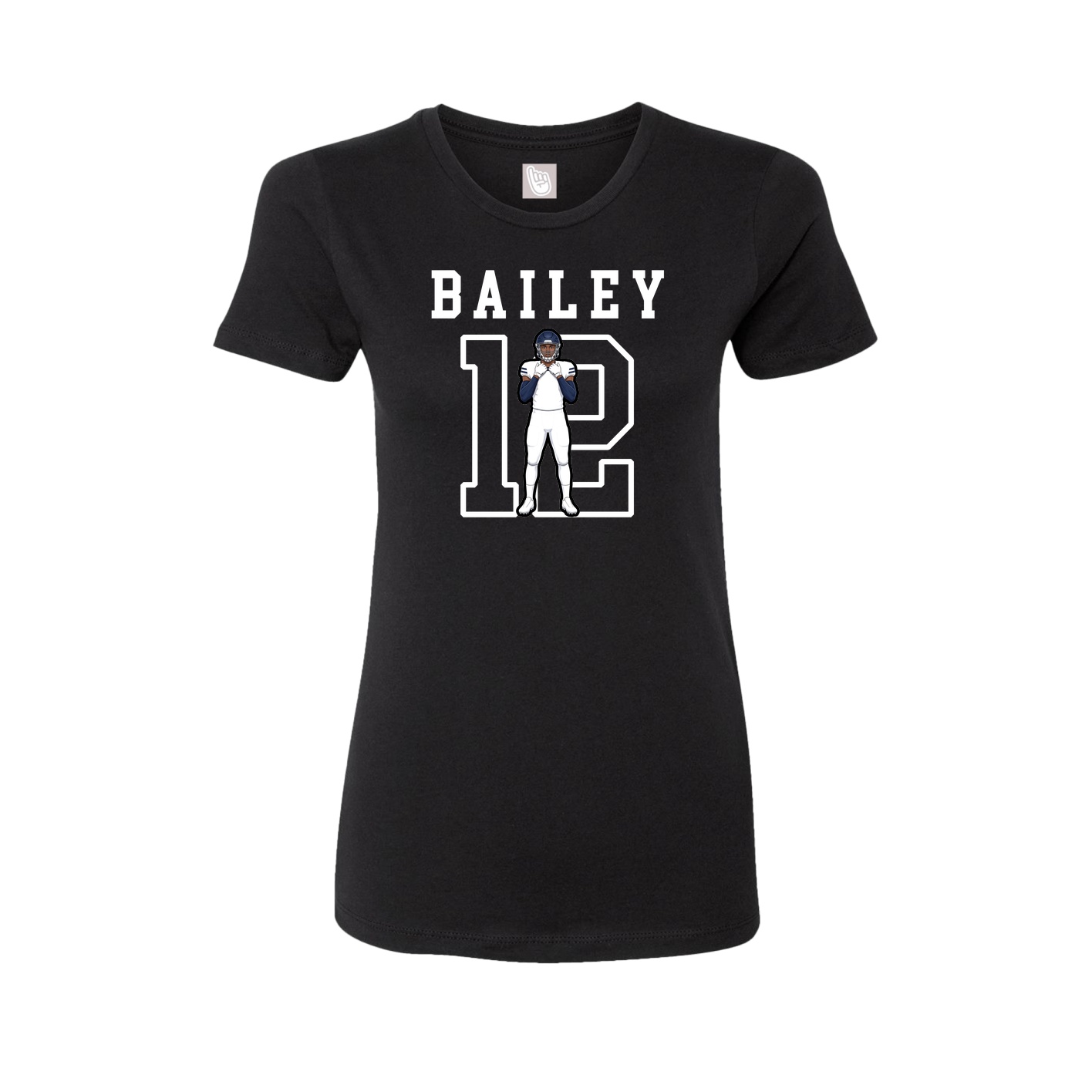 Fitted Women's Tee — Shirsey in Black