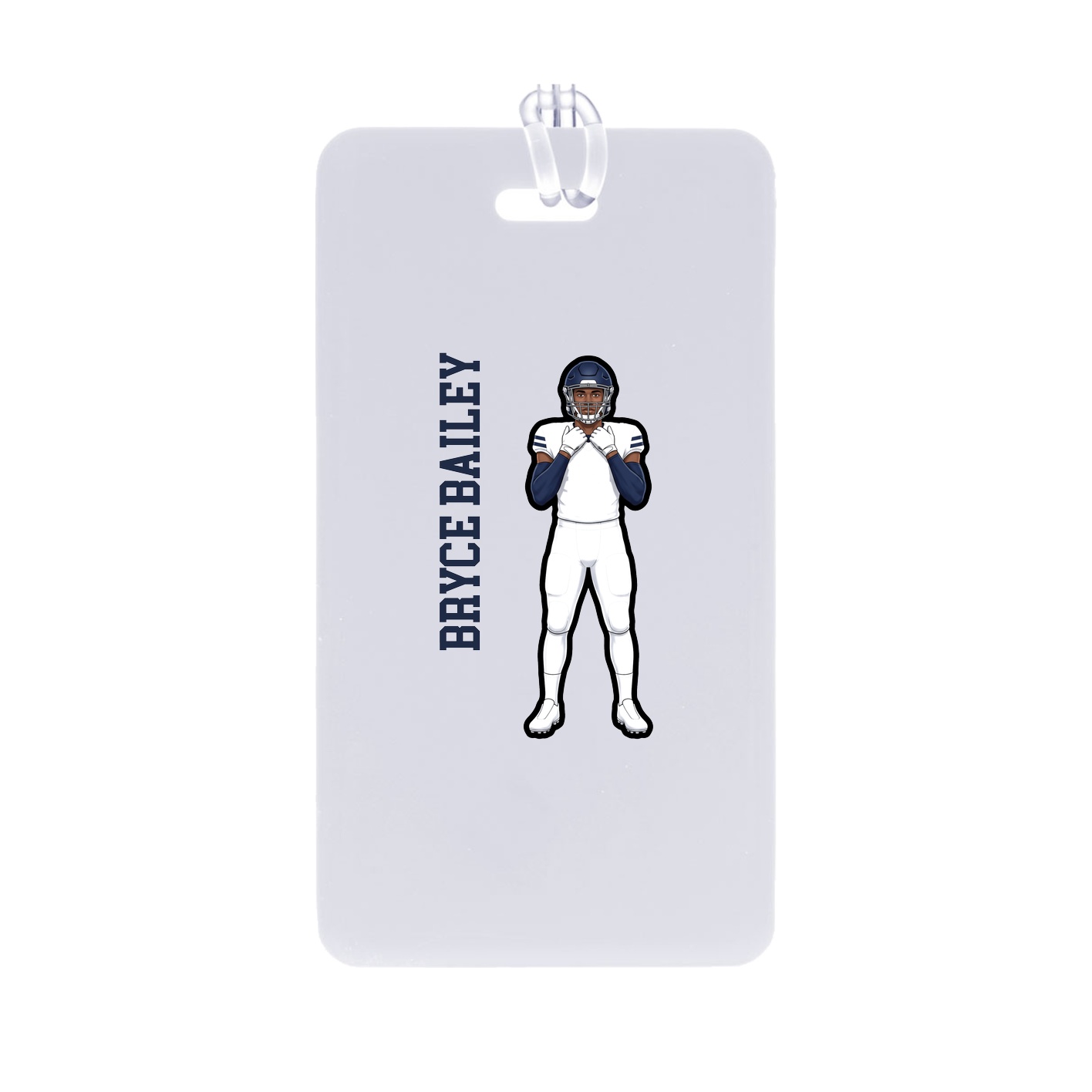 Bag Tag — Name Vertical in Classic