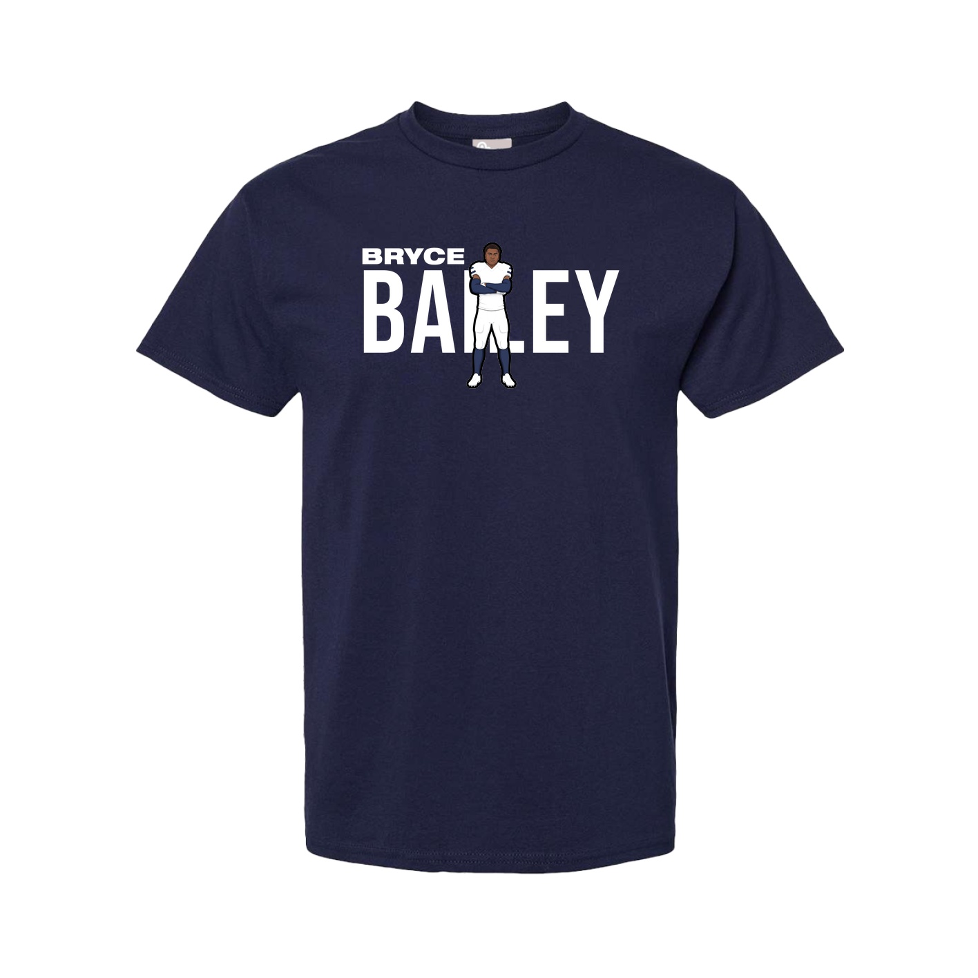 Tee — Player Name in Navy