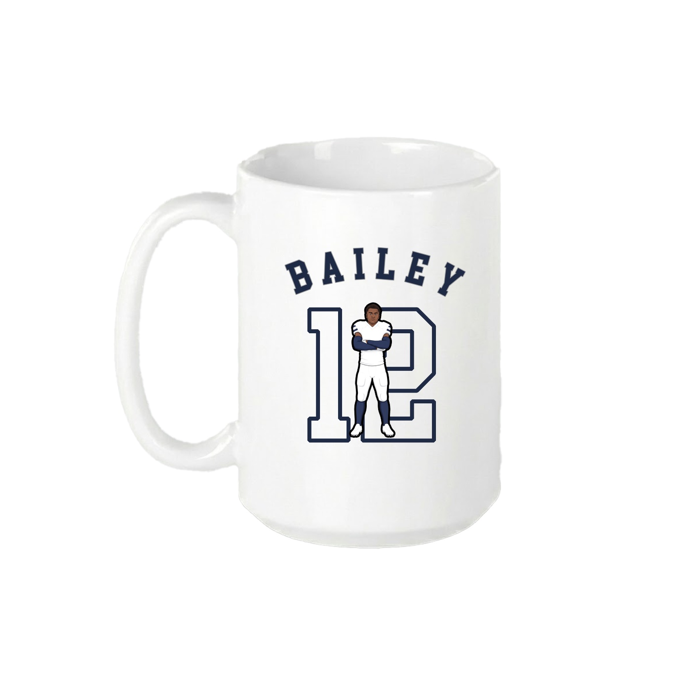 15oz Coffee Mug — Shirsey Arch in White