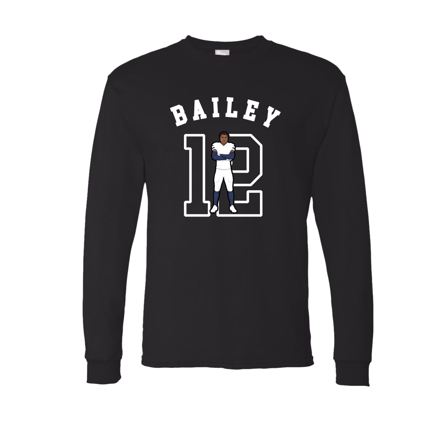 Long Sleeve Tee — Shirsey Arch in Black