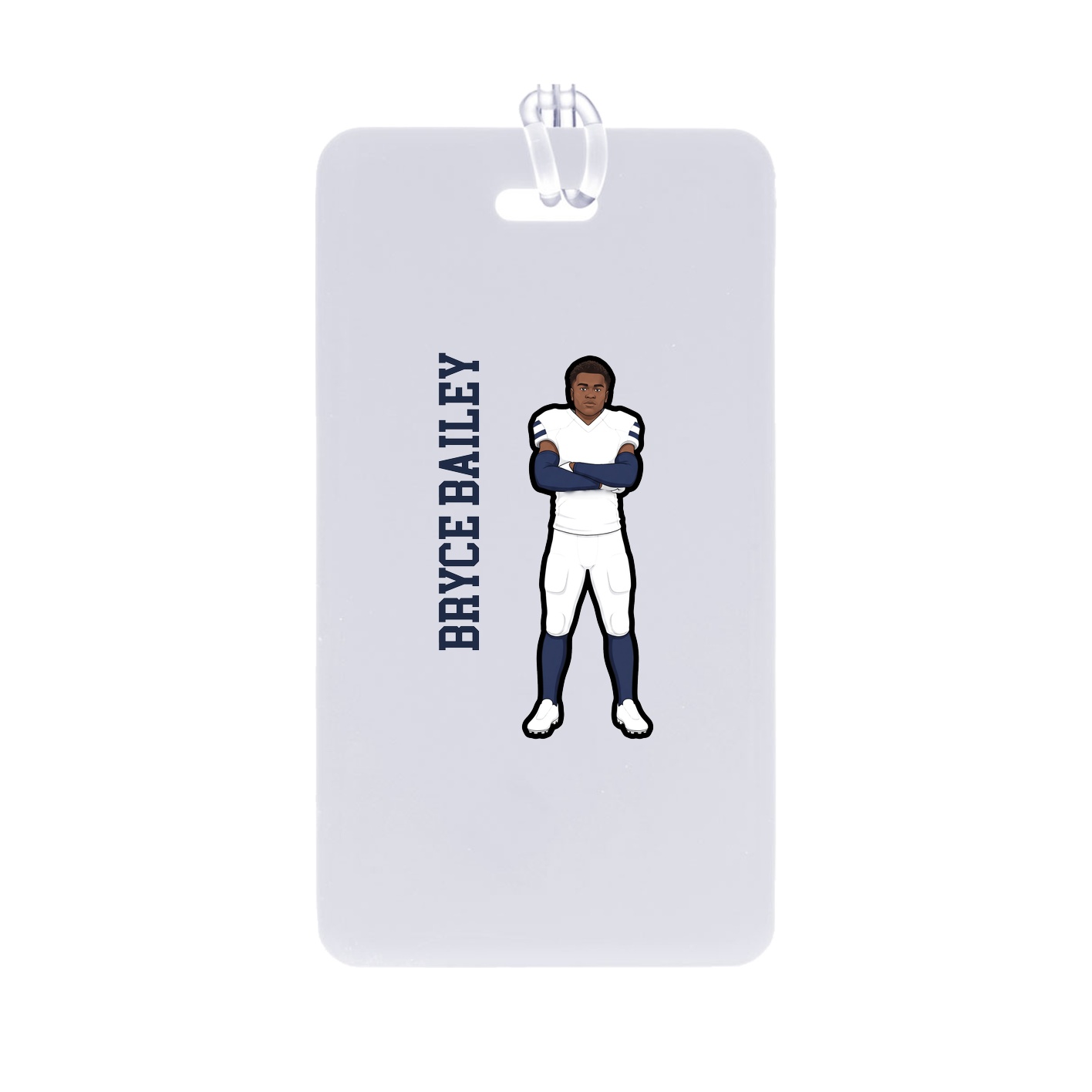 Bag Tag — Name Vertical in Classic