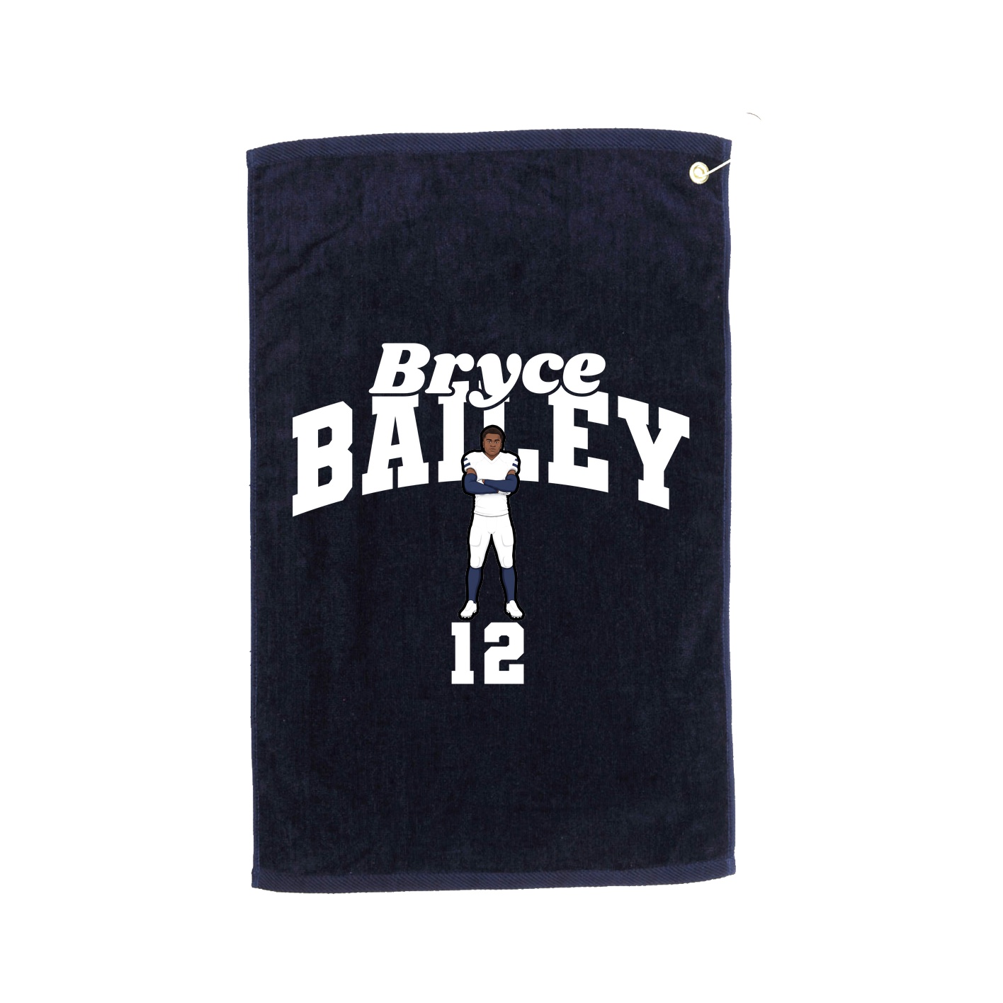 Golf Towel — Signature Arch in Navy