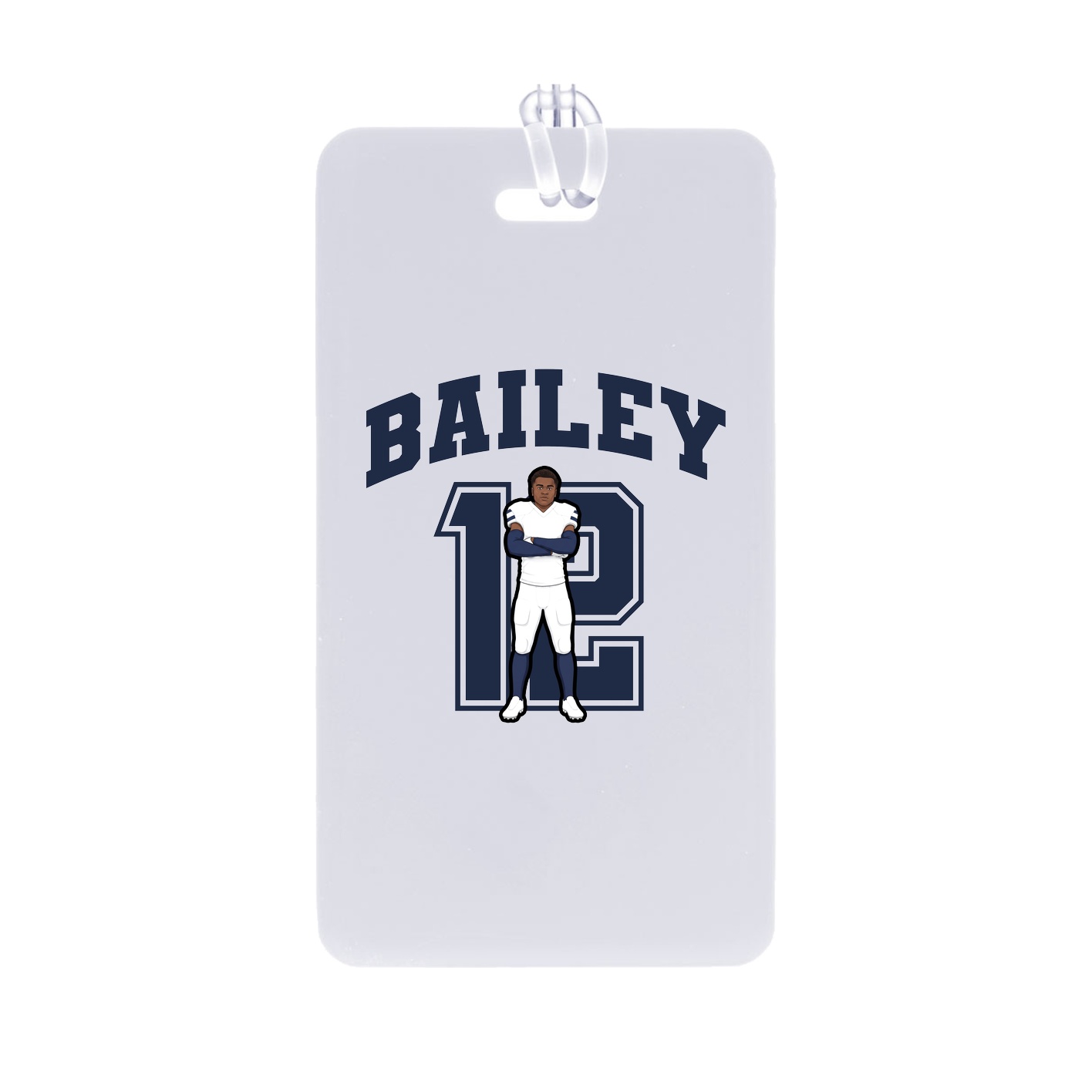 Bag Tag — Number in Classic
