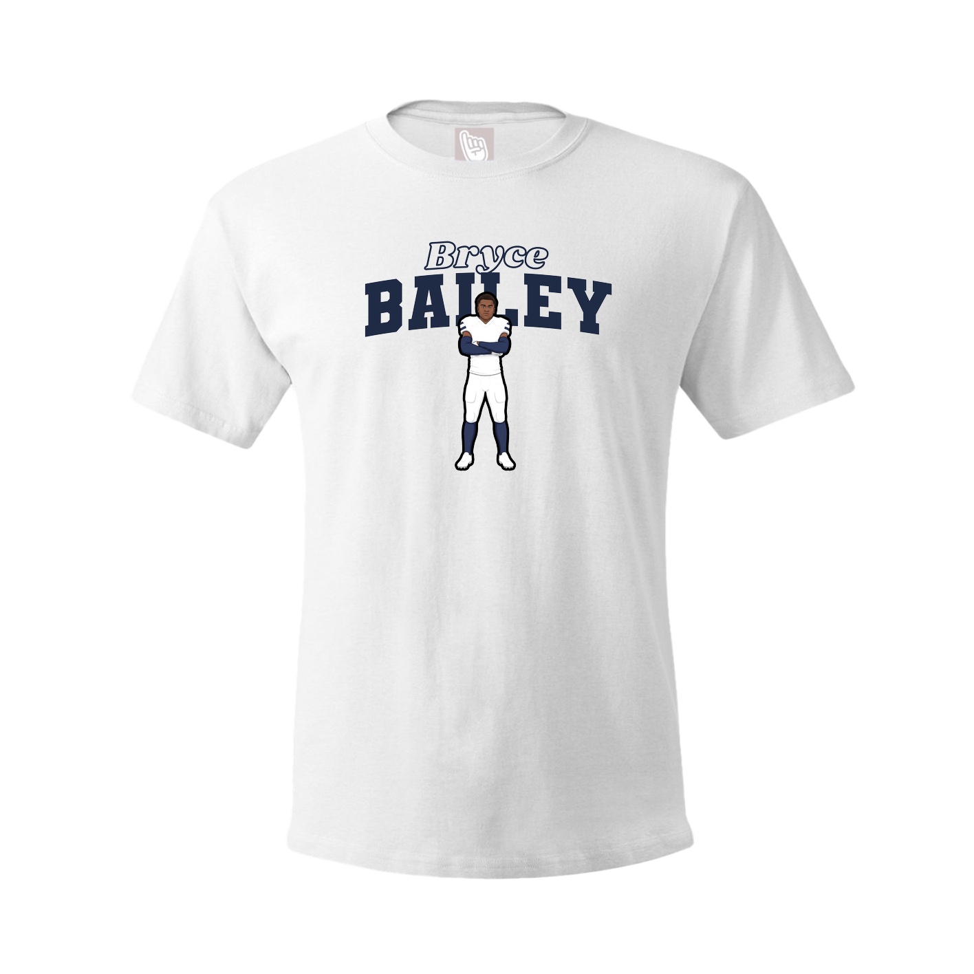 Tee — Name Arch in White
