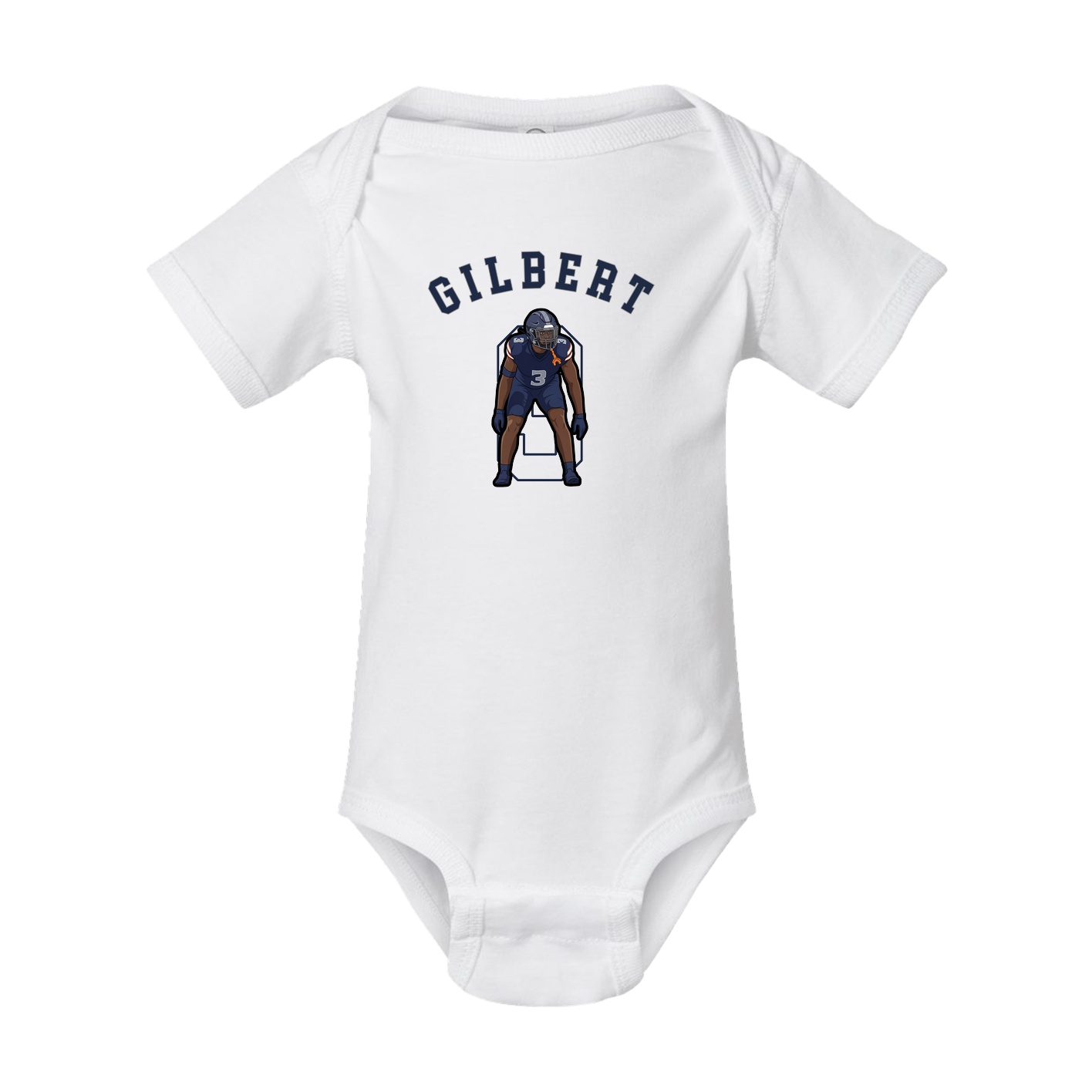 Baby Onesie — Shirsey Arch in White