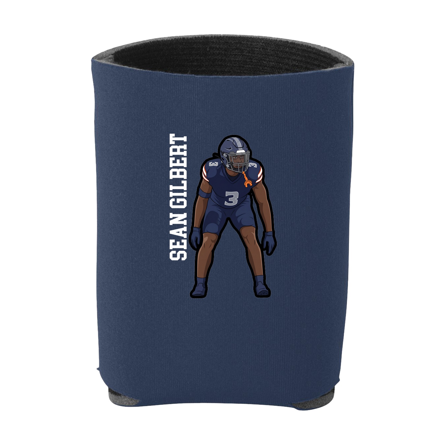 Can Holder — Name Vertical in Navy